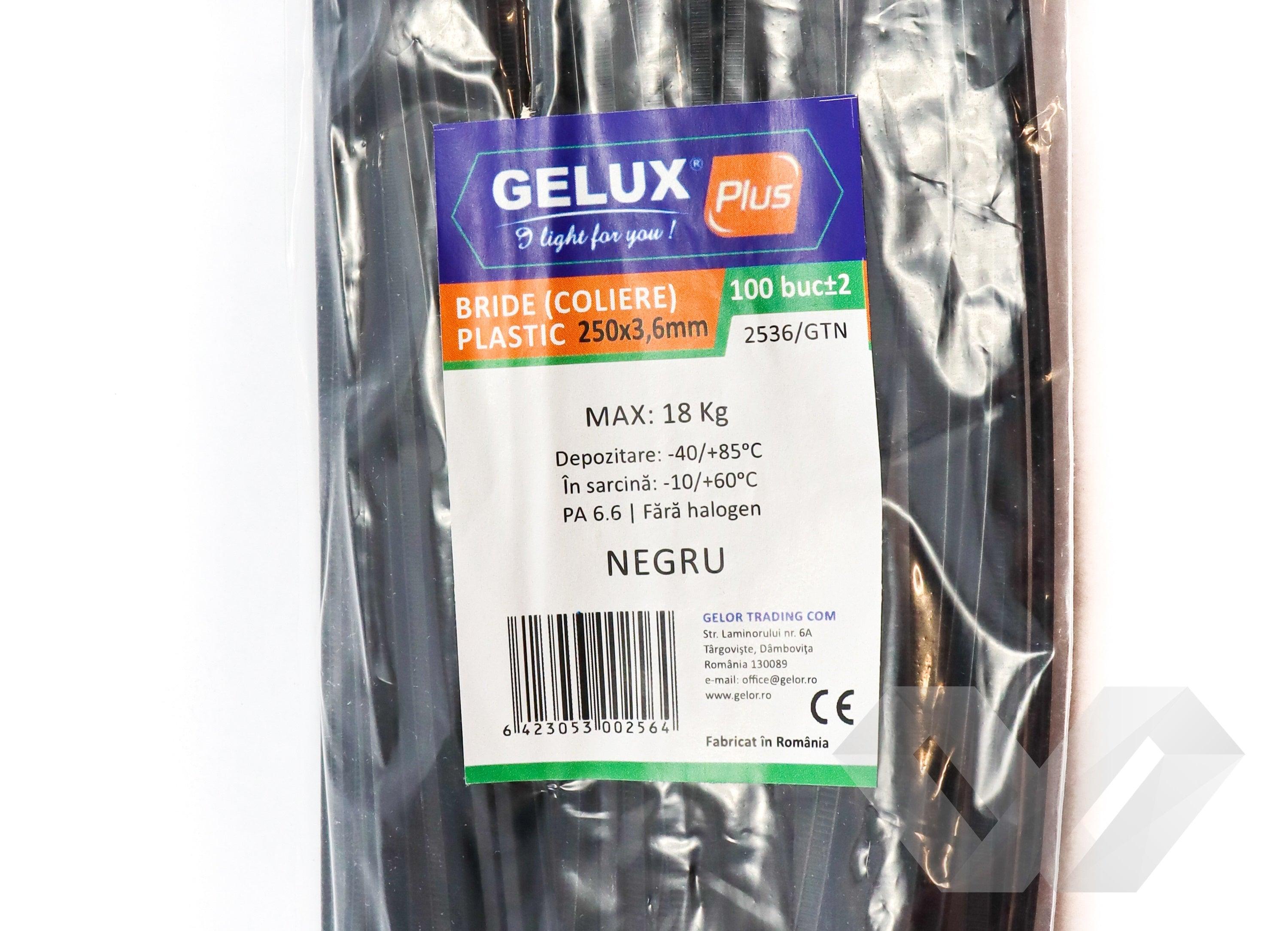 Set coliere plastic negre 100buc - EWO Market