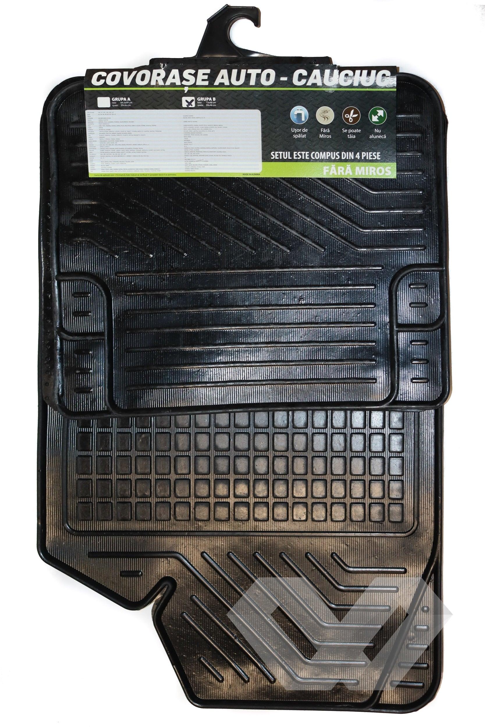 Set covorase auto ART Cauciuc, Grupa B