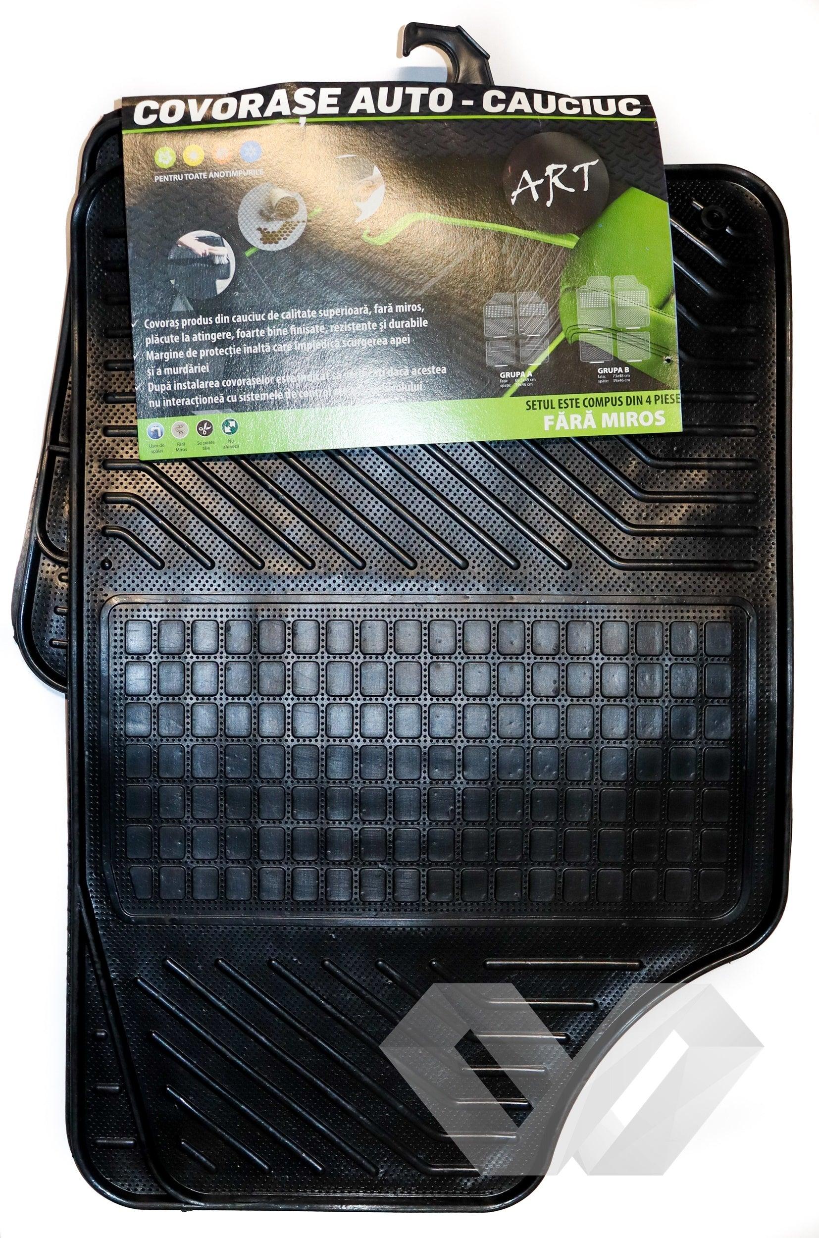 Set covorase auto cauciuc ART, Grupa A