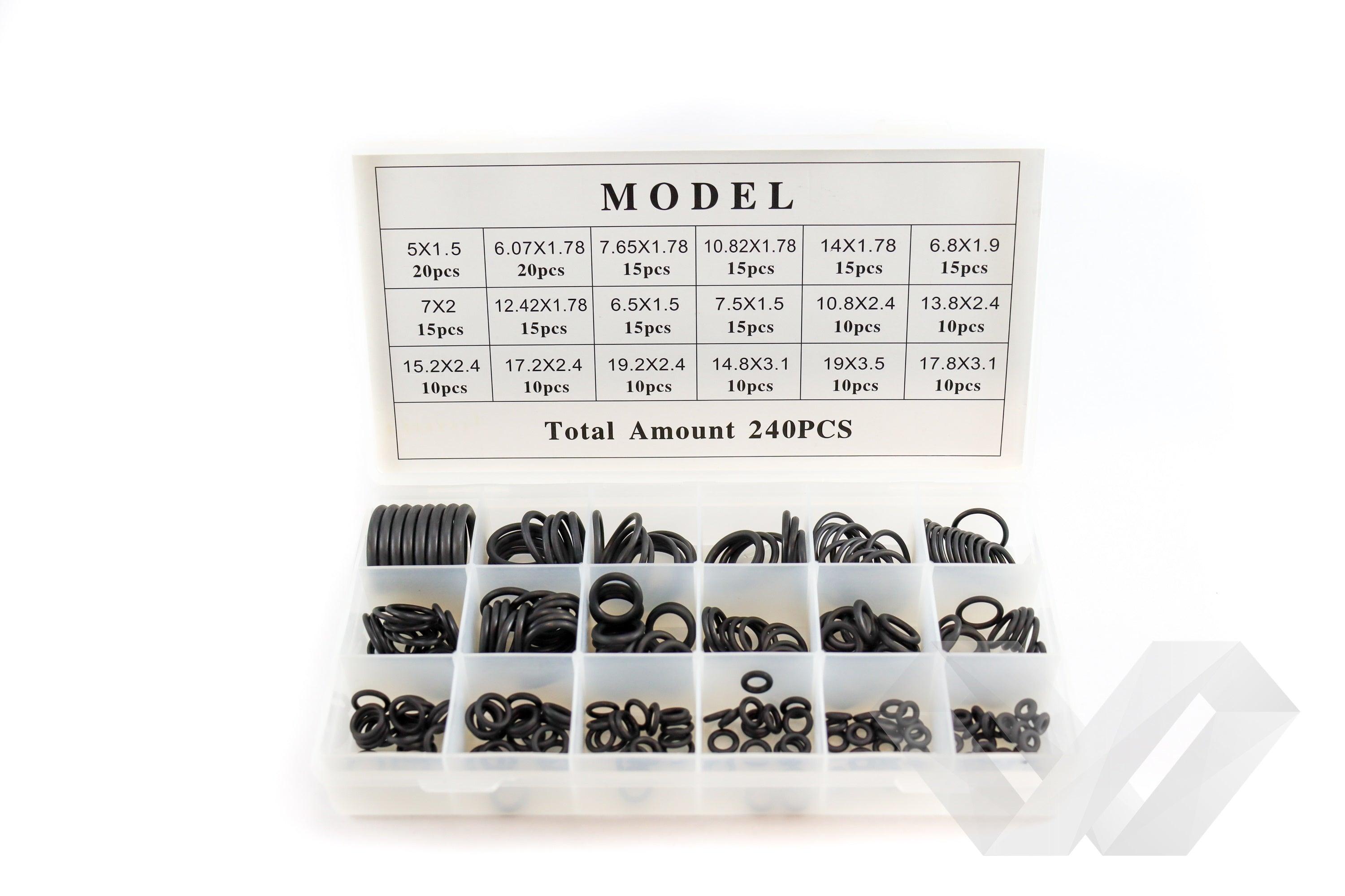 Set garnituri O-Ring, 5-19.2mm, trusa 240 buc - EWO Market