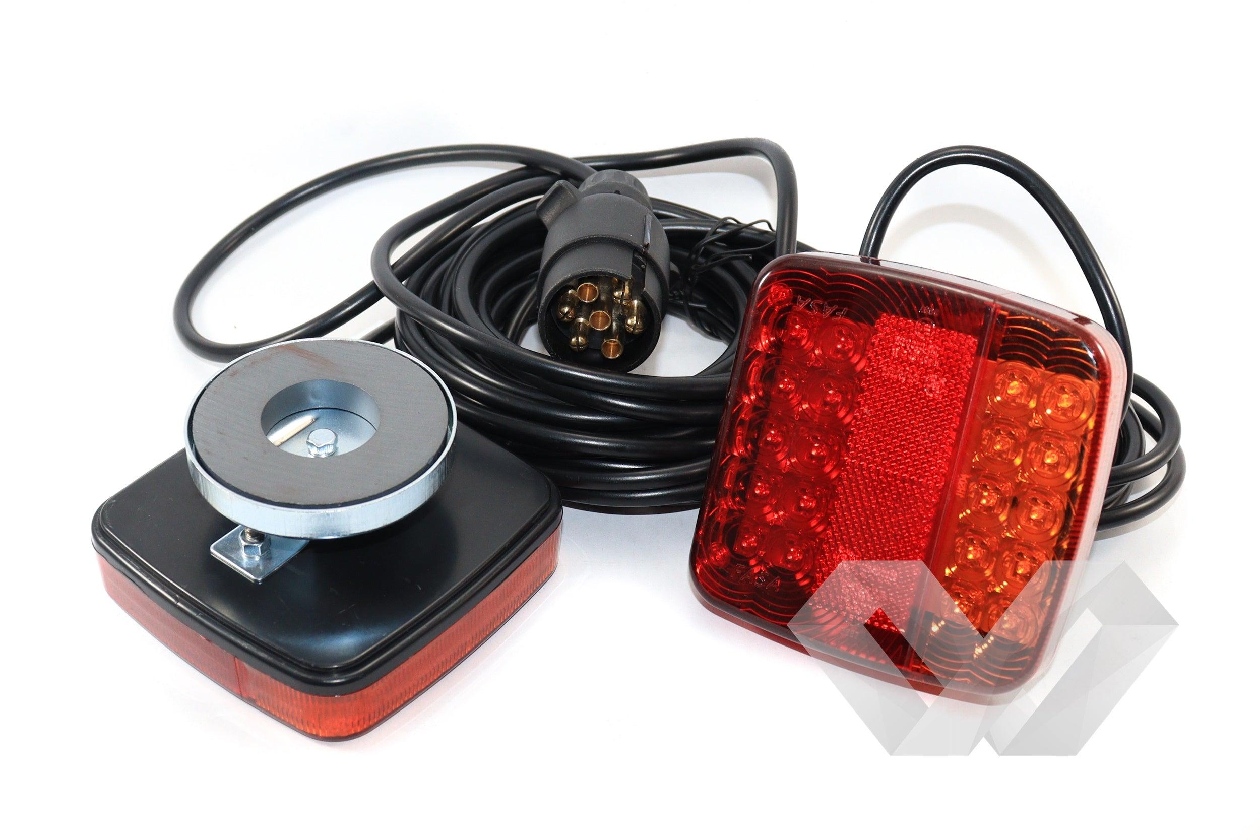Set lampi magnetice remorca, cu cablaj inclus