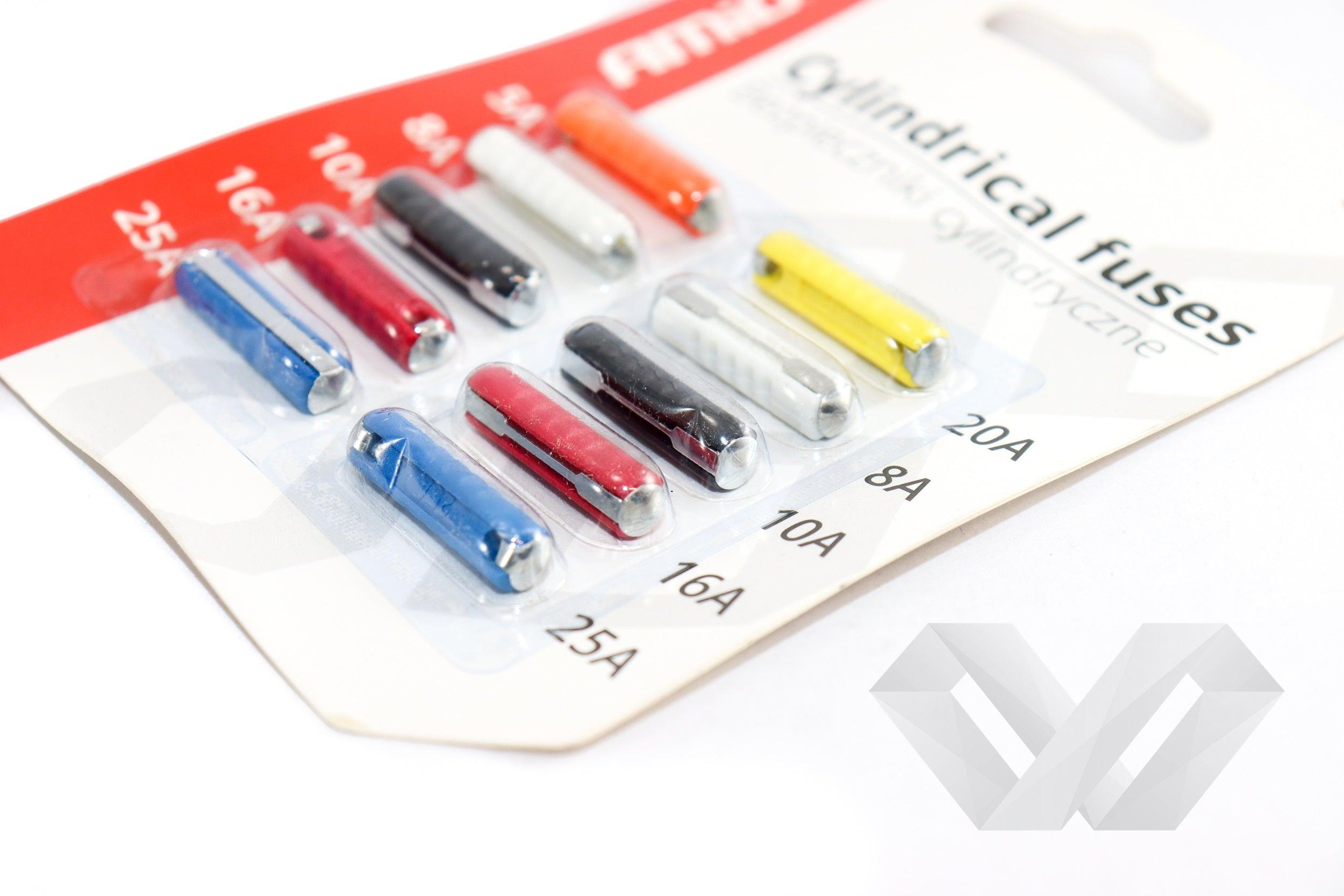 Set sigurante fuzibile cilindrice 5-25A - EWO Market