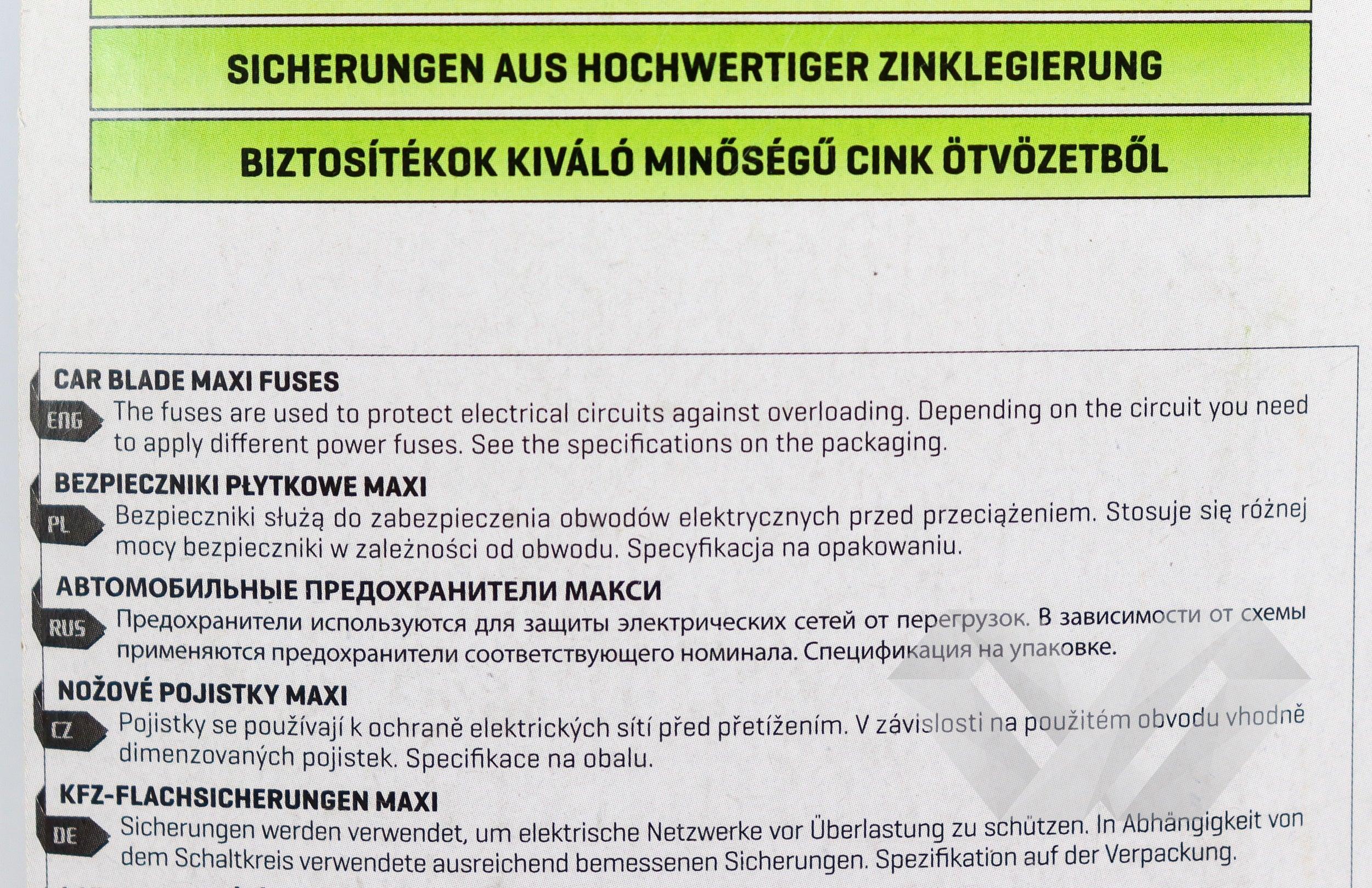 Set sigurante fuzibile plate mari Alca 20-100A - EWO Market