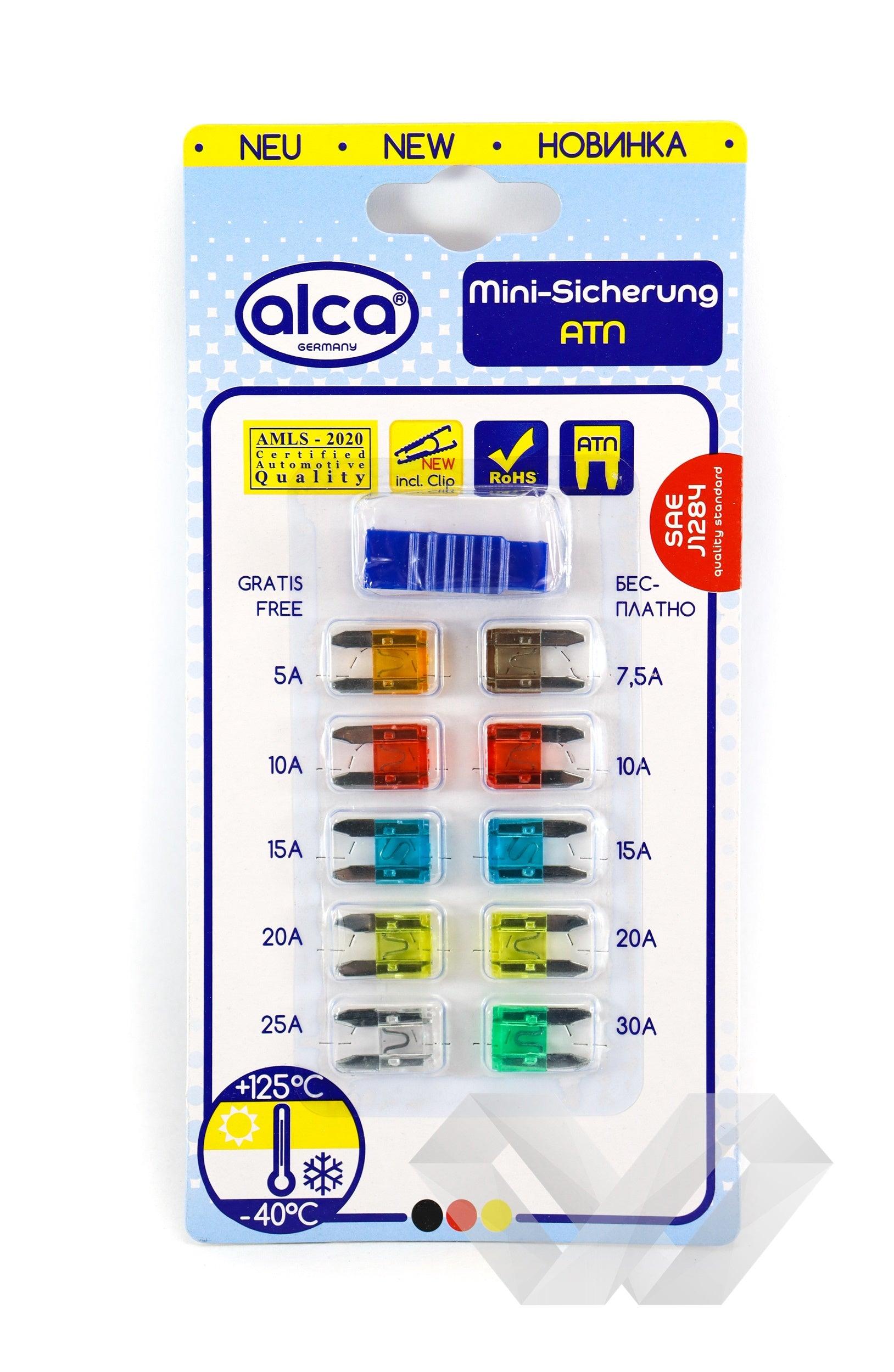 Set sigurante fuzibile plate mini Alca 5-30A - EWO Market