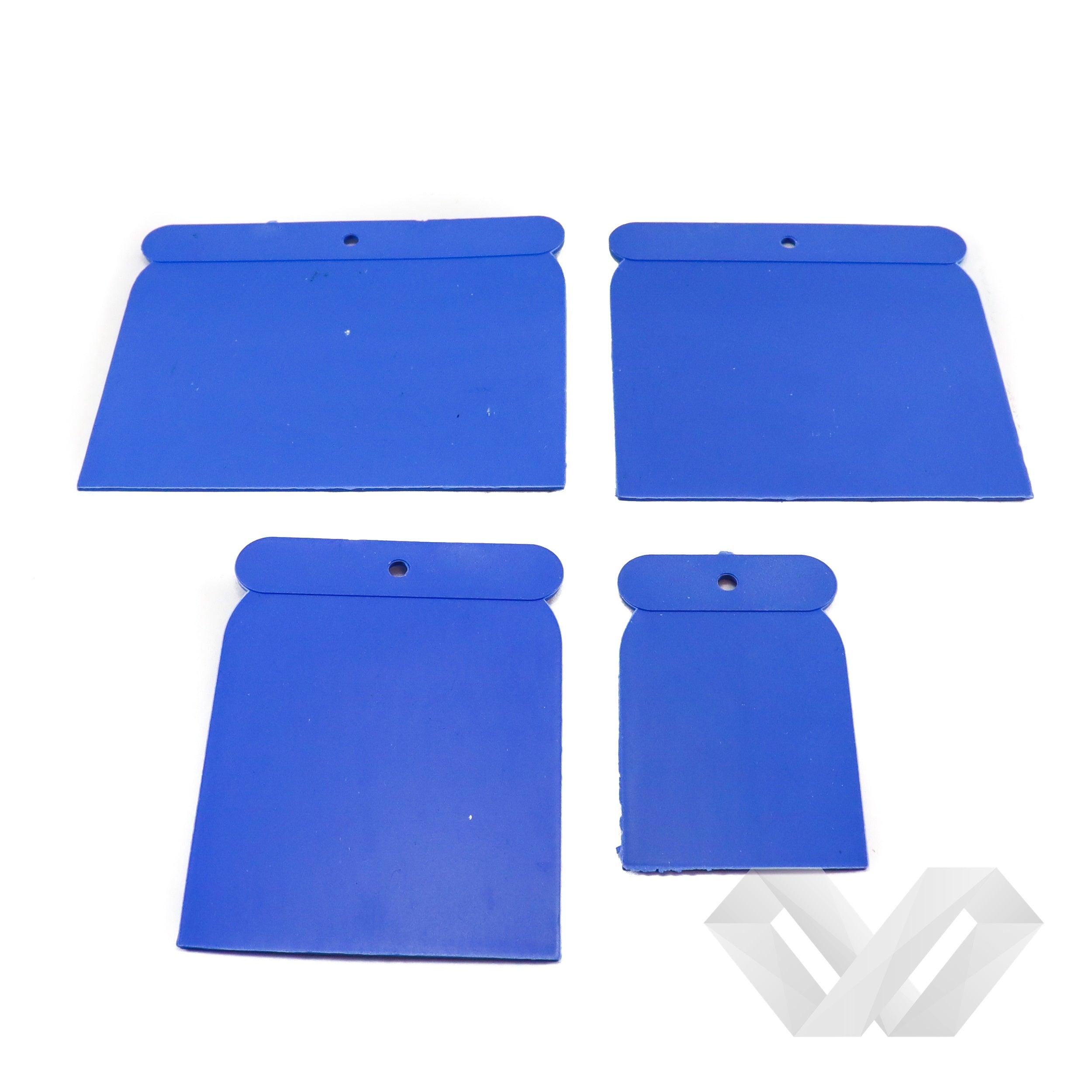 Set 4 tiple de plastic pentru aplicare si amestecare chit auto