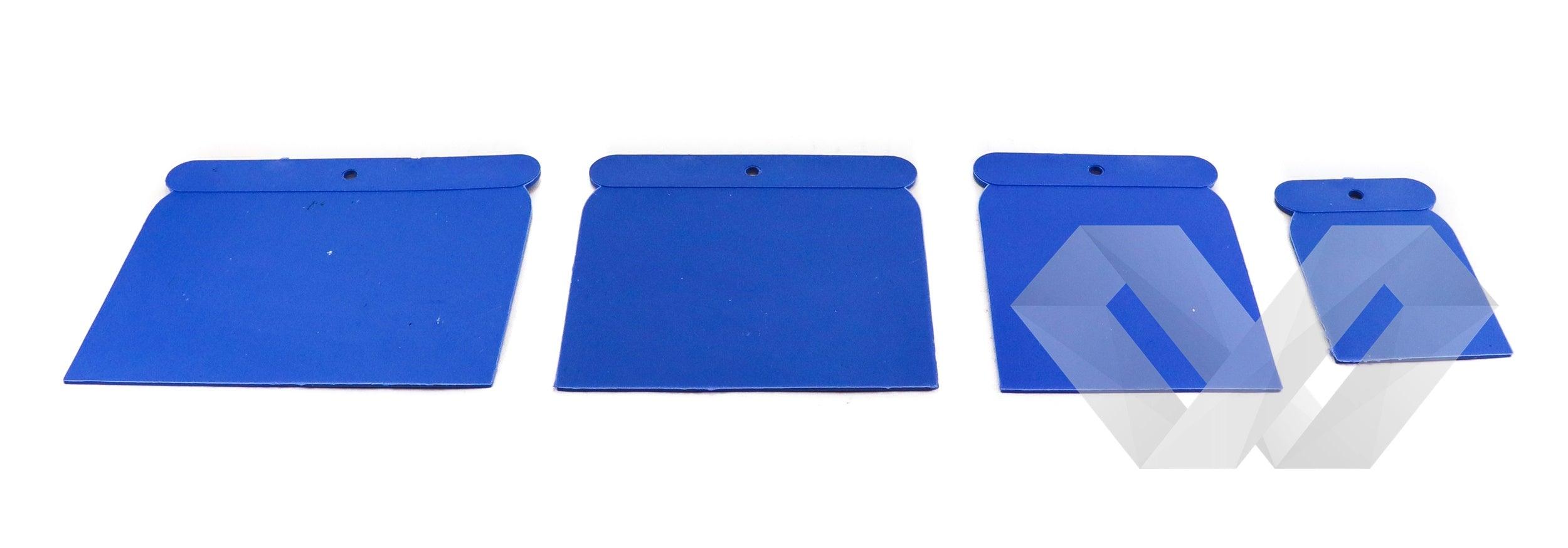 Set 4 tiple de plastic pentru aplicare si amestecare chit auto