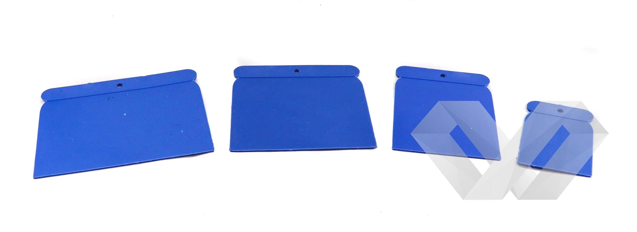 Set 4 tiple de plastic pentru aplicare si amestecare chit auto