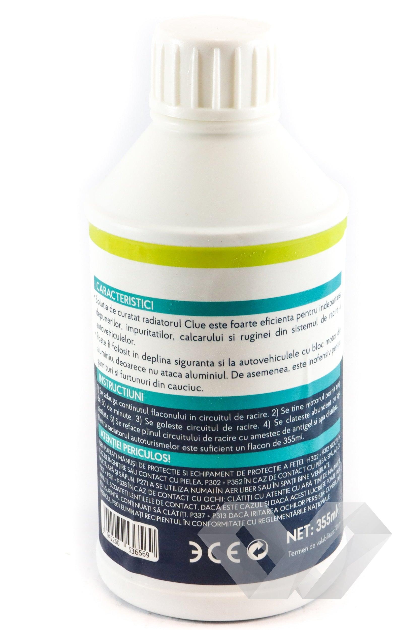 Solutie curatat radiatorul Clue, 355ml - EWO Market
