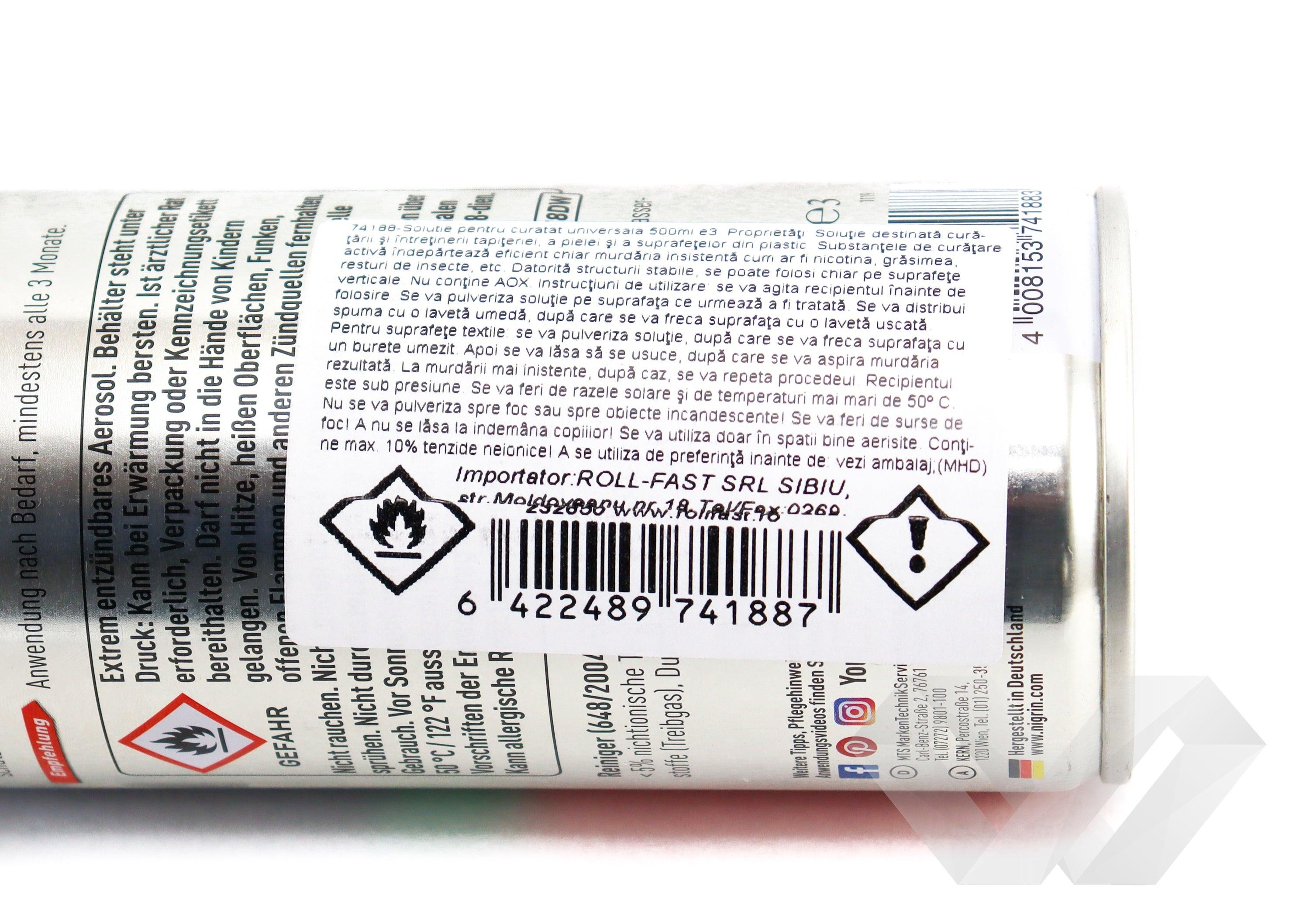 Solutie curatat universala Nigrin, 500ml