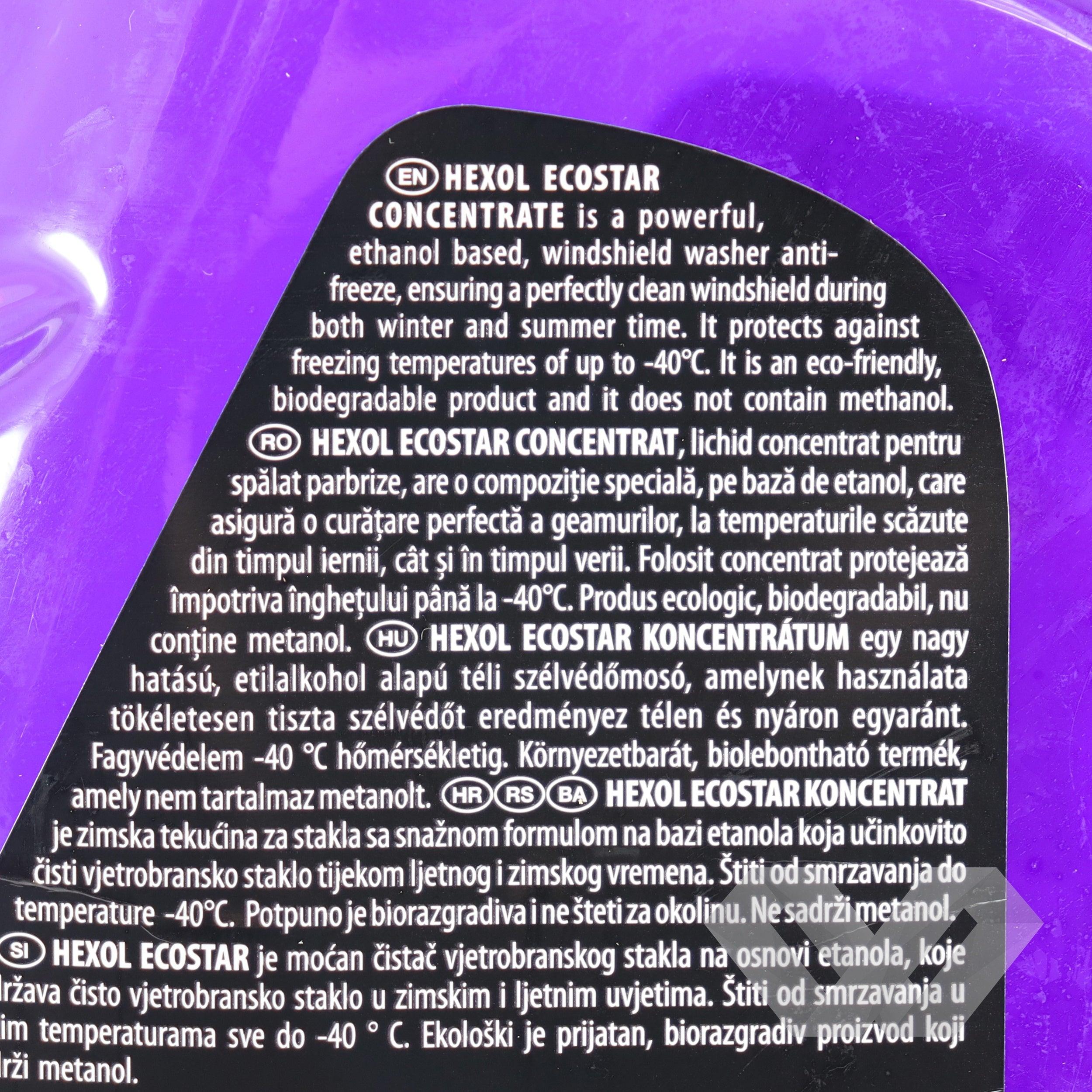 Solutie de parbriz Hexol 4 litri, -40*C