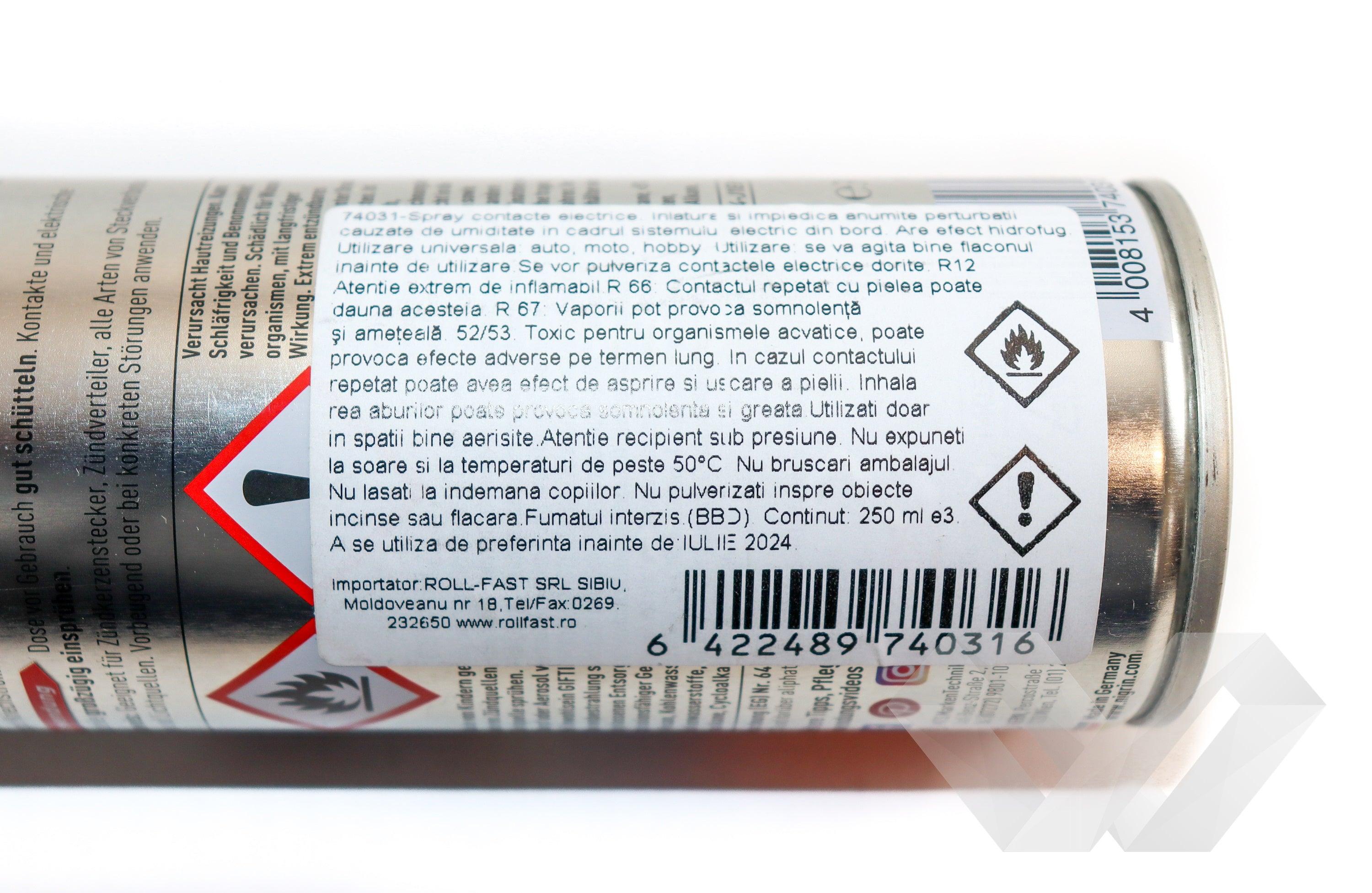 Spray contacte electrice Nigrin, 250ml