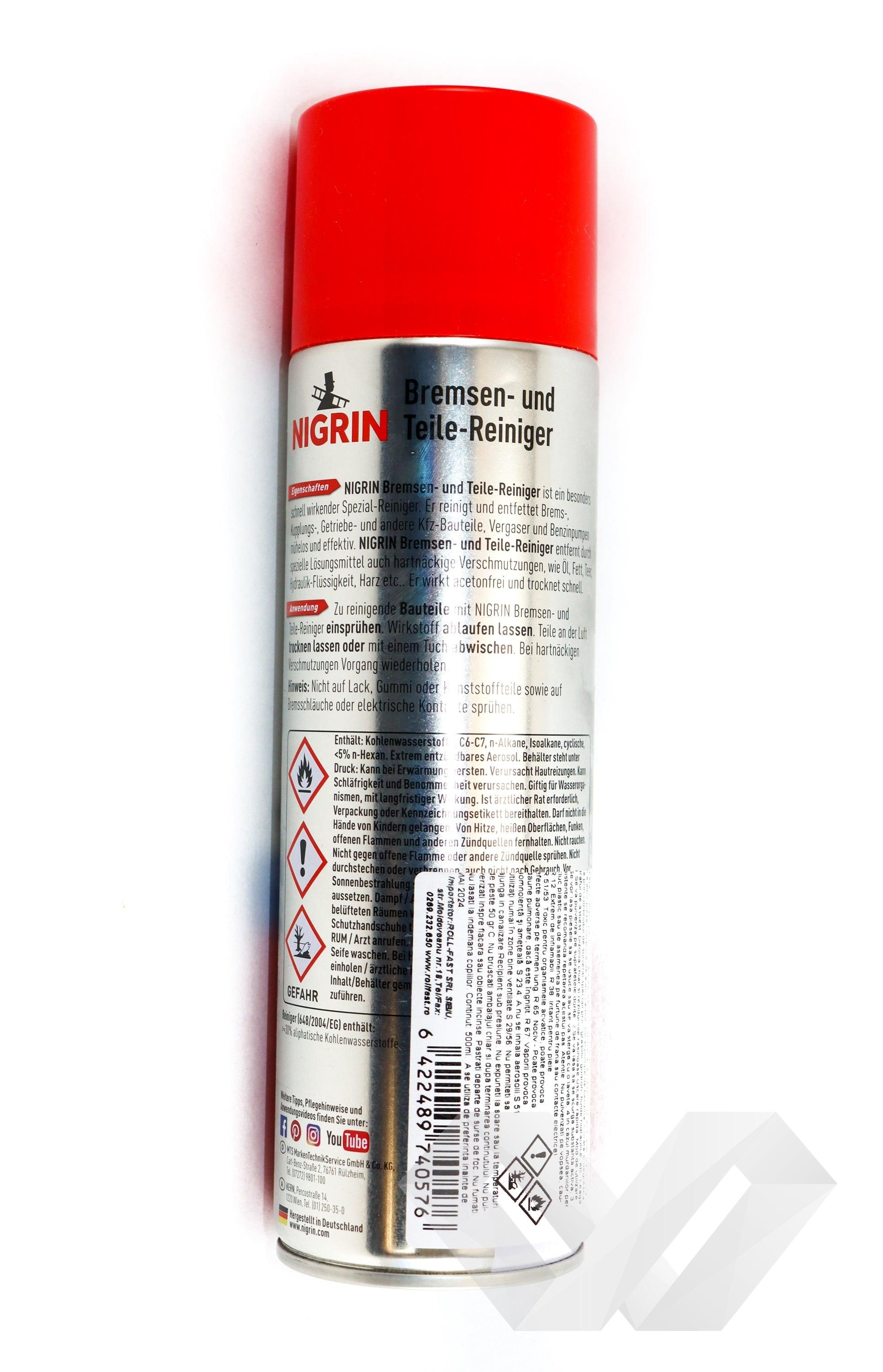 Spray curatare discuri frana Nigrin, 500ml