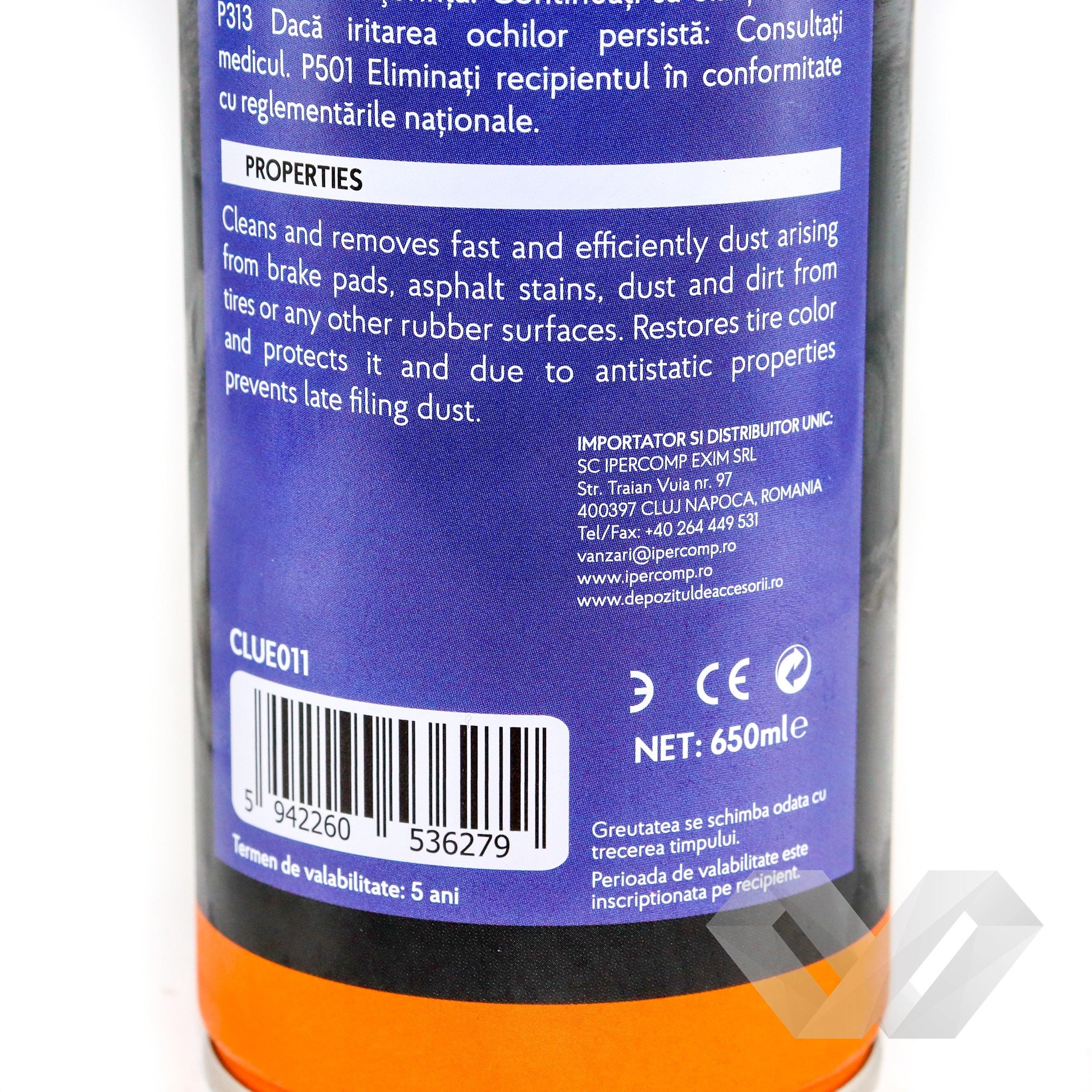 Spray curatat anvelope Clue, 650ml - EWO Market