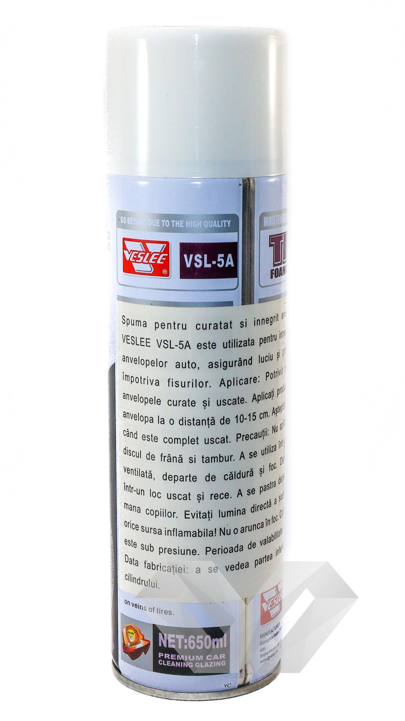Spray curatat anvelope Veslee, 650ml