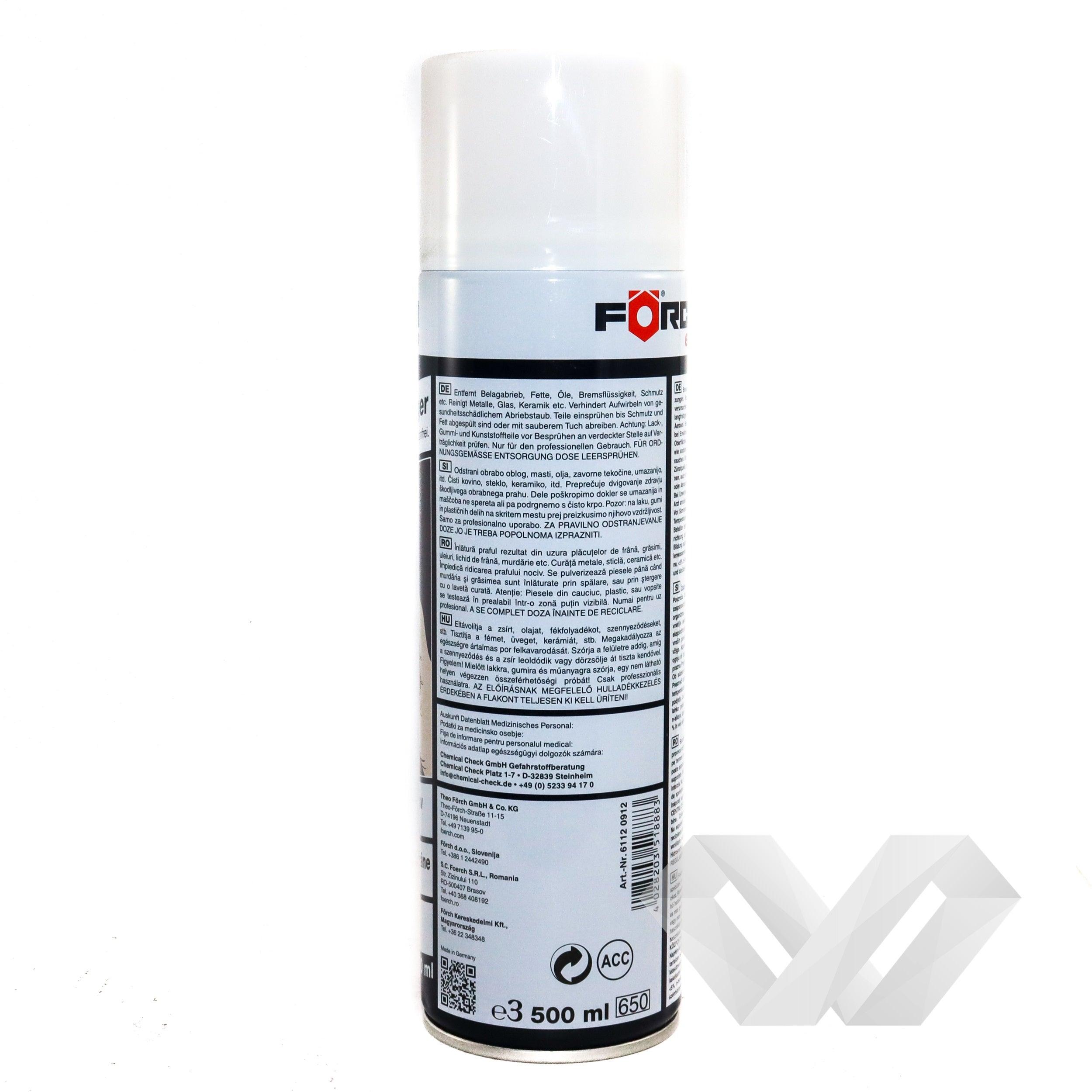 Spray curatat sistem franare FORCH, 500ml