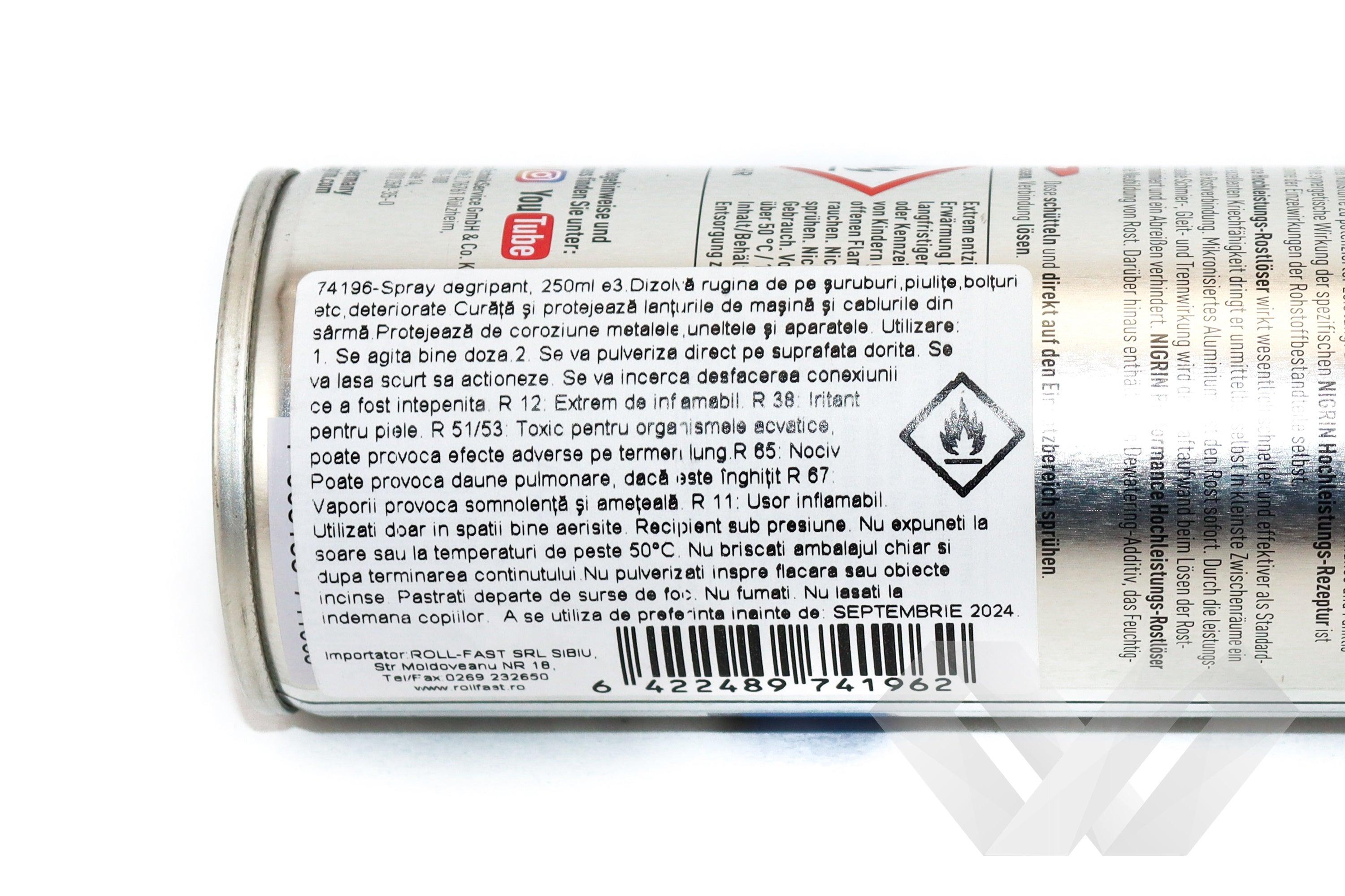 Spray degripant Nigrin, 250ml