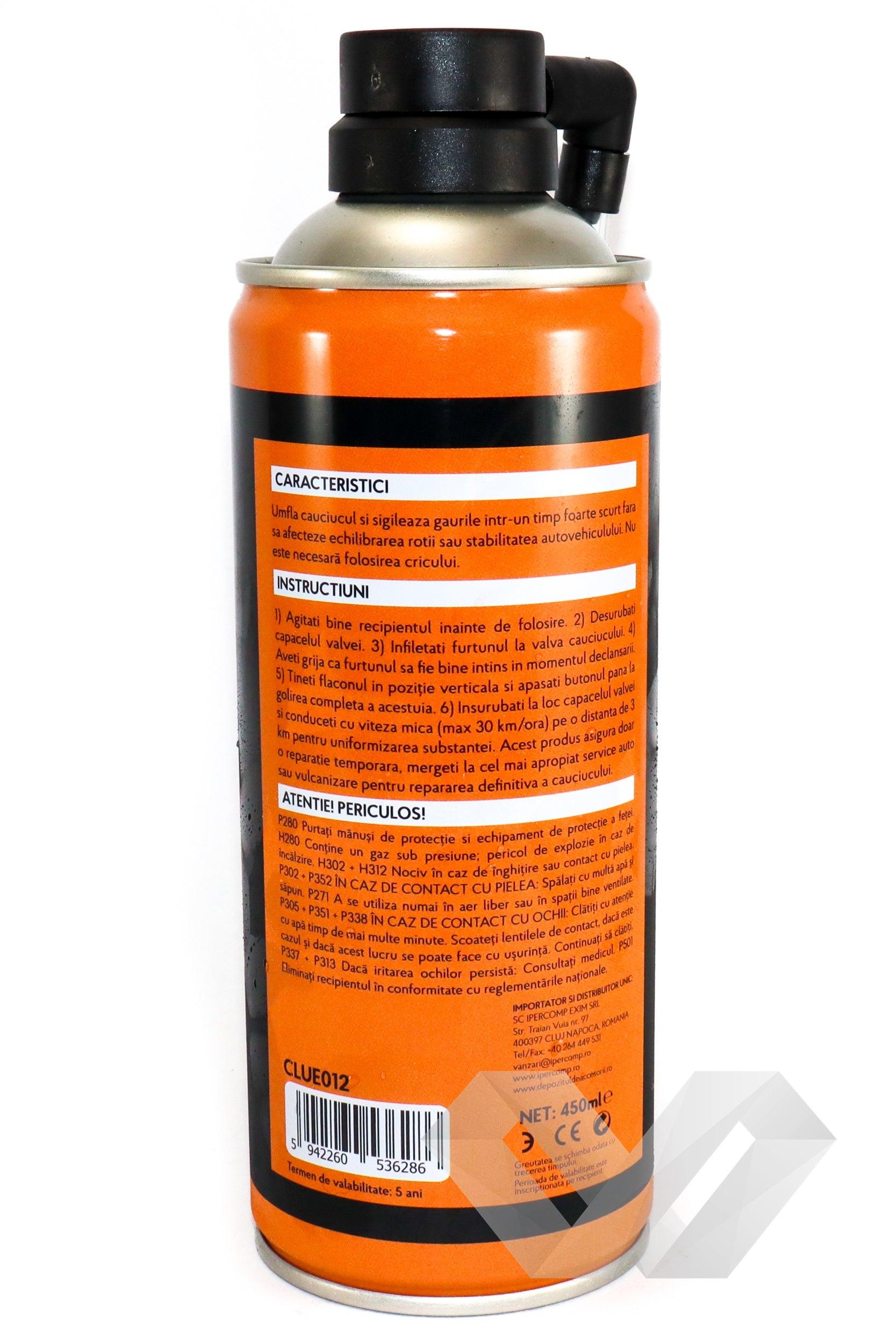 Spray umflat roata Clue, 450ml