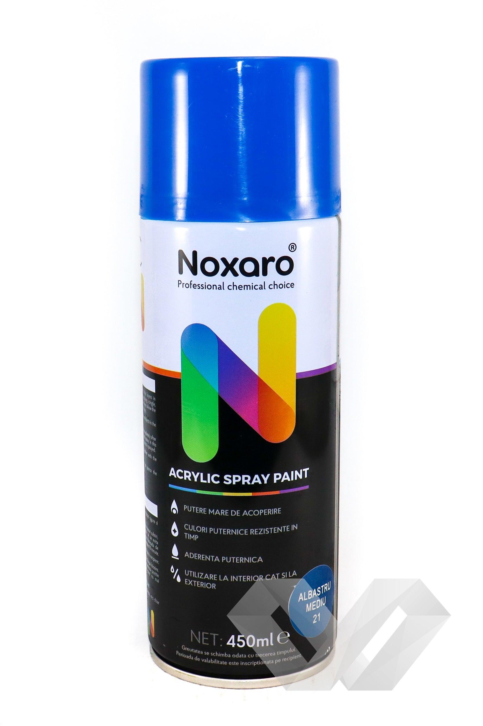 Spray vopsea auto albastru Noxaro, 450ml