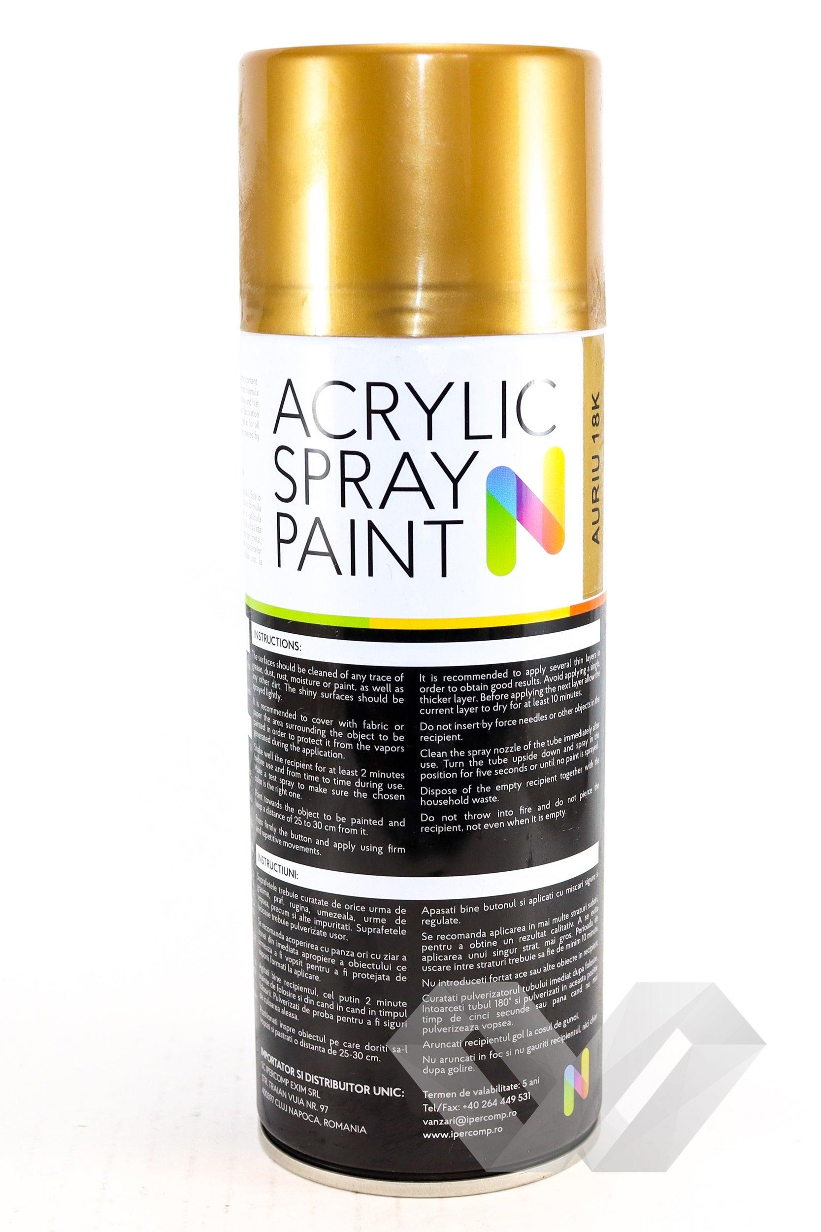 Spray vopsea auto auriu Noxaro, 450ml