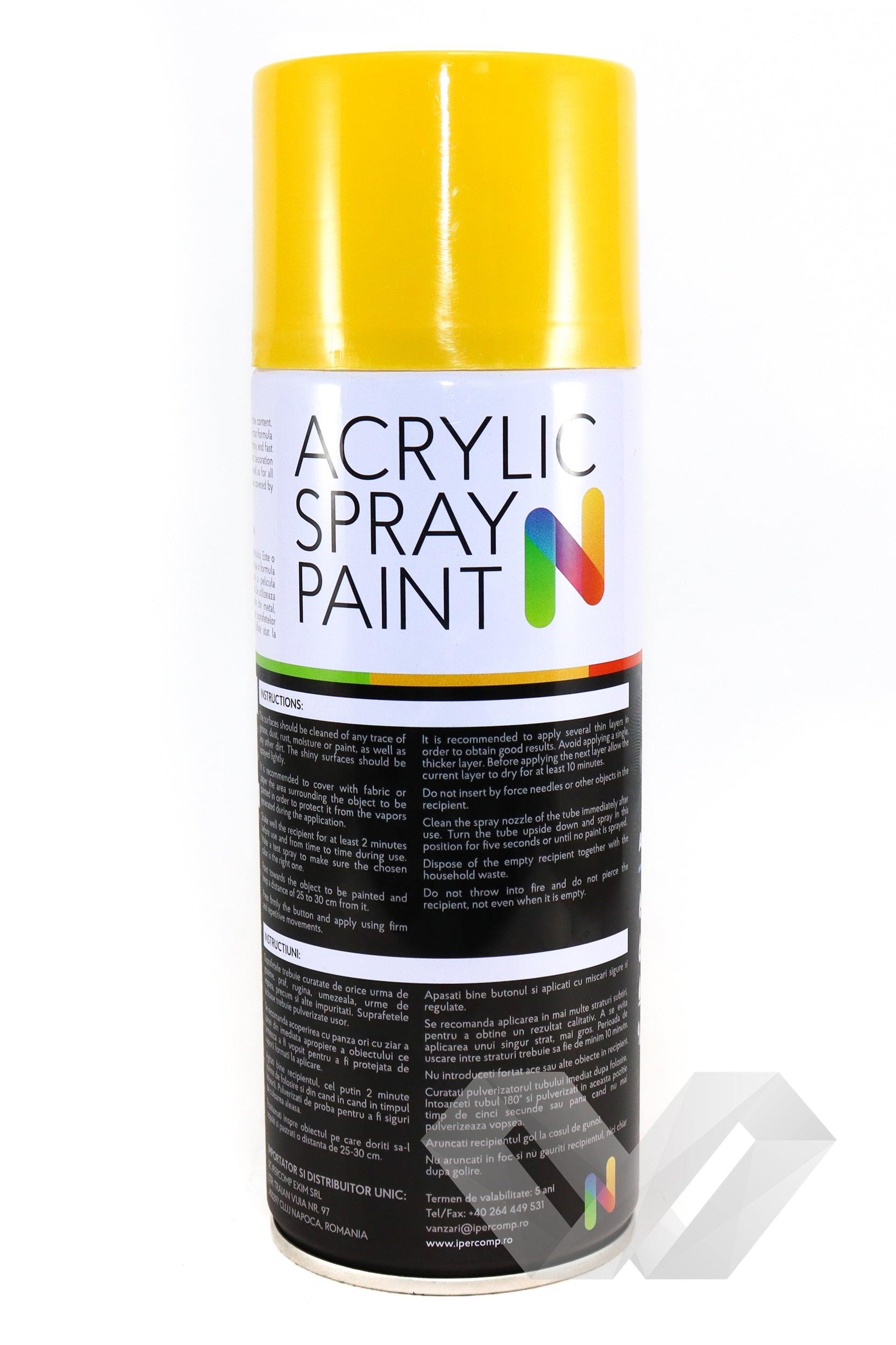 Spray vopsea auto galben Noxaro, 450ml