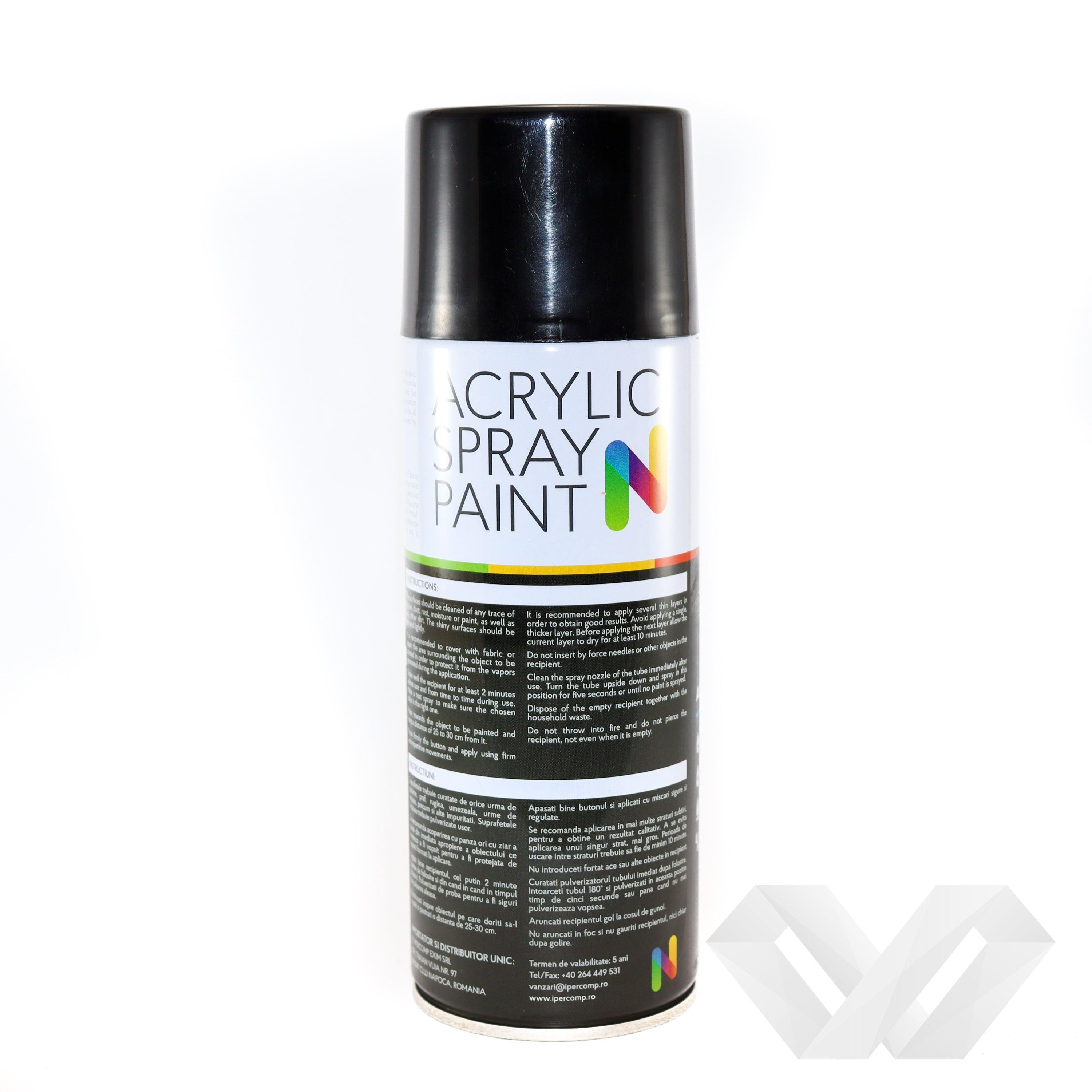 Spray vopsea Negru Lucios Noxaro, 450 ml