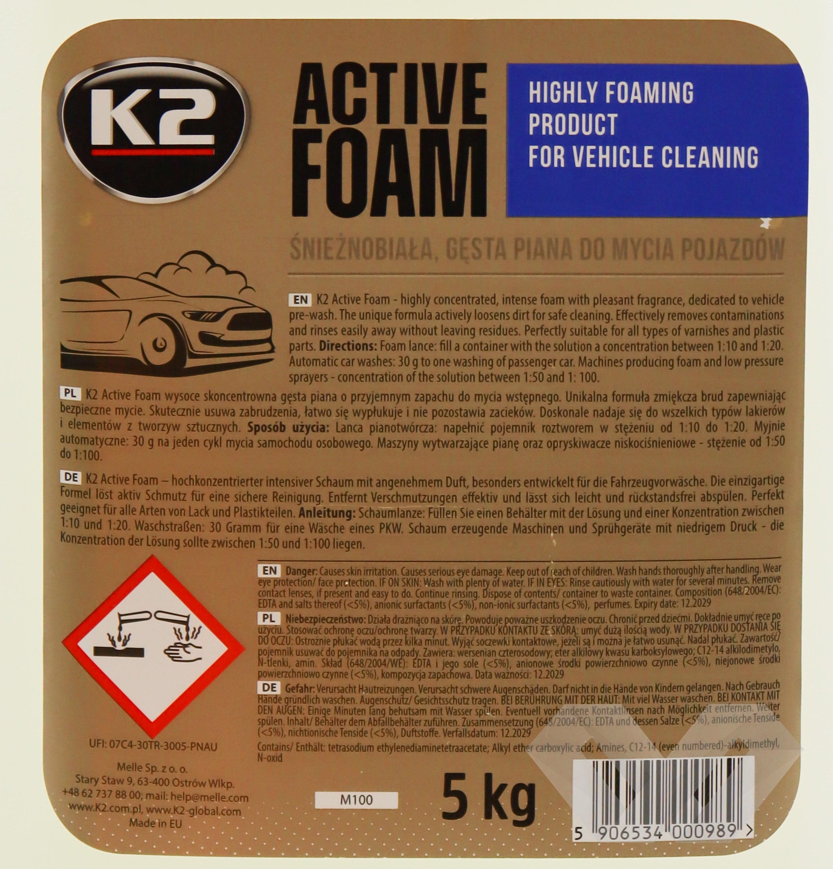Spuma activa K2, 5L