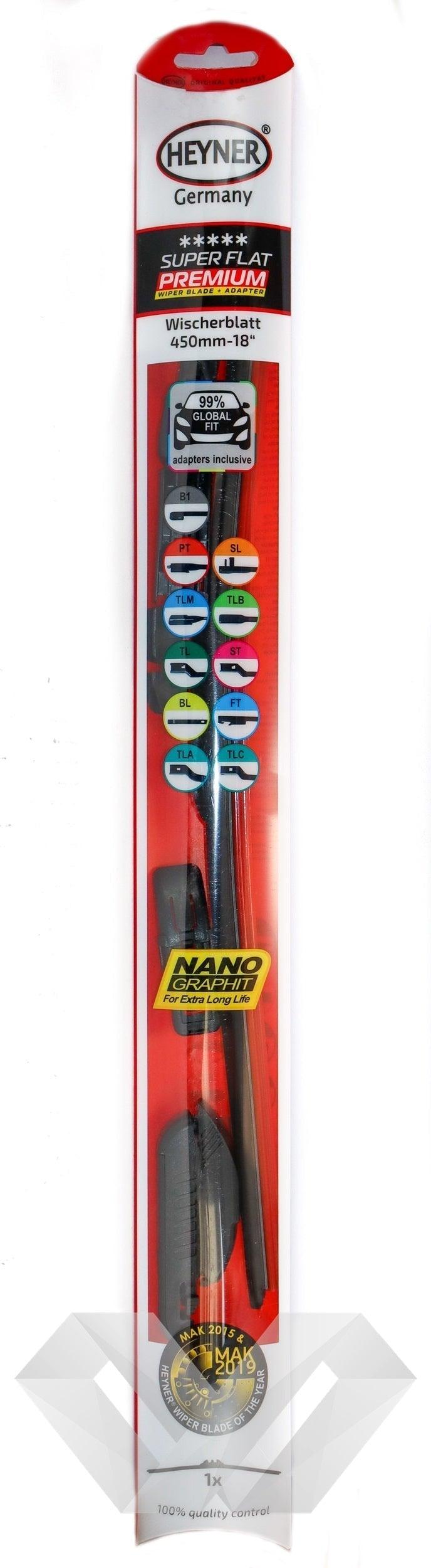 Stergator auto Heyner Super Flat, 18"/450mm