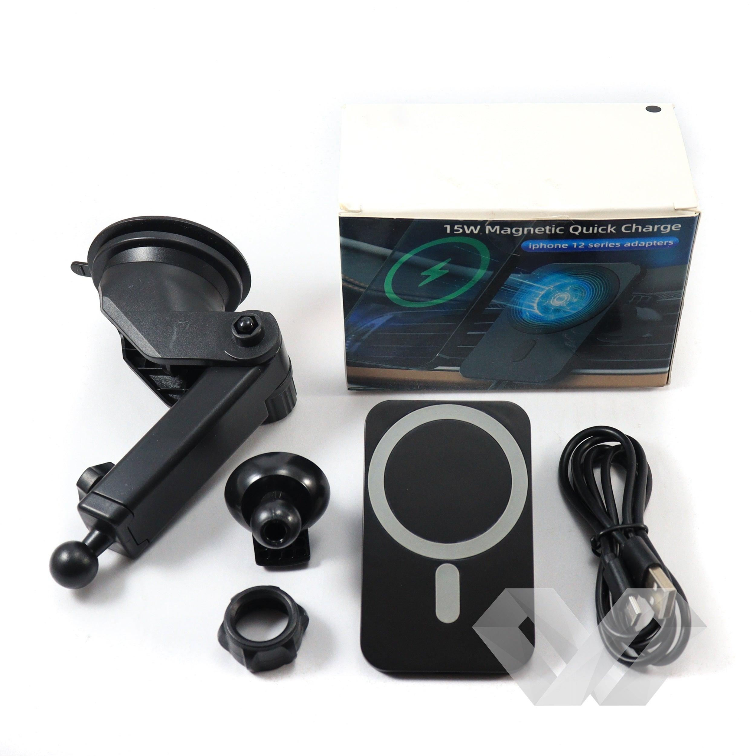 Suport telefon magnetic cu incarcare Wireless