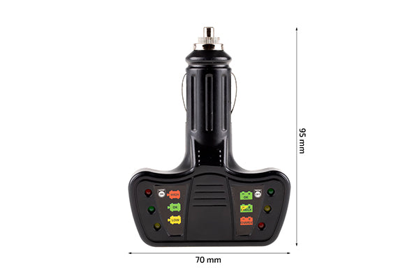 Tester baterie la bricheta premium Heyner, 12V