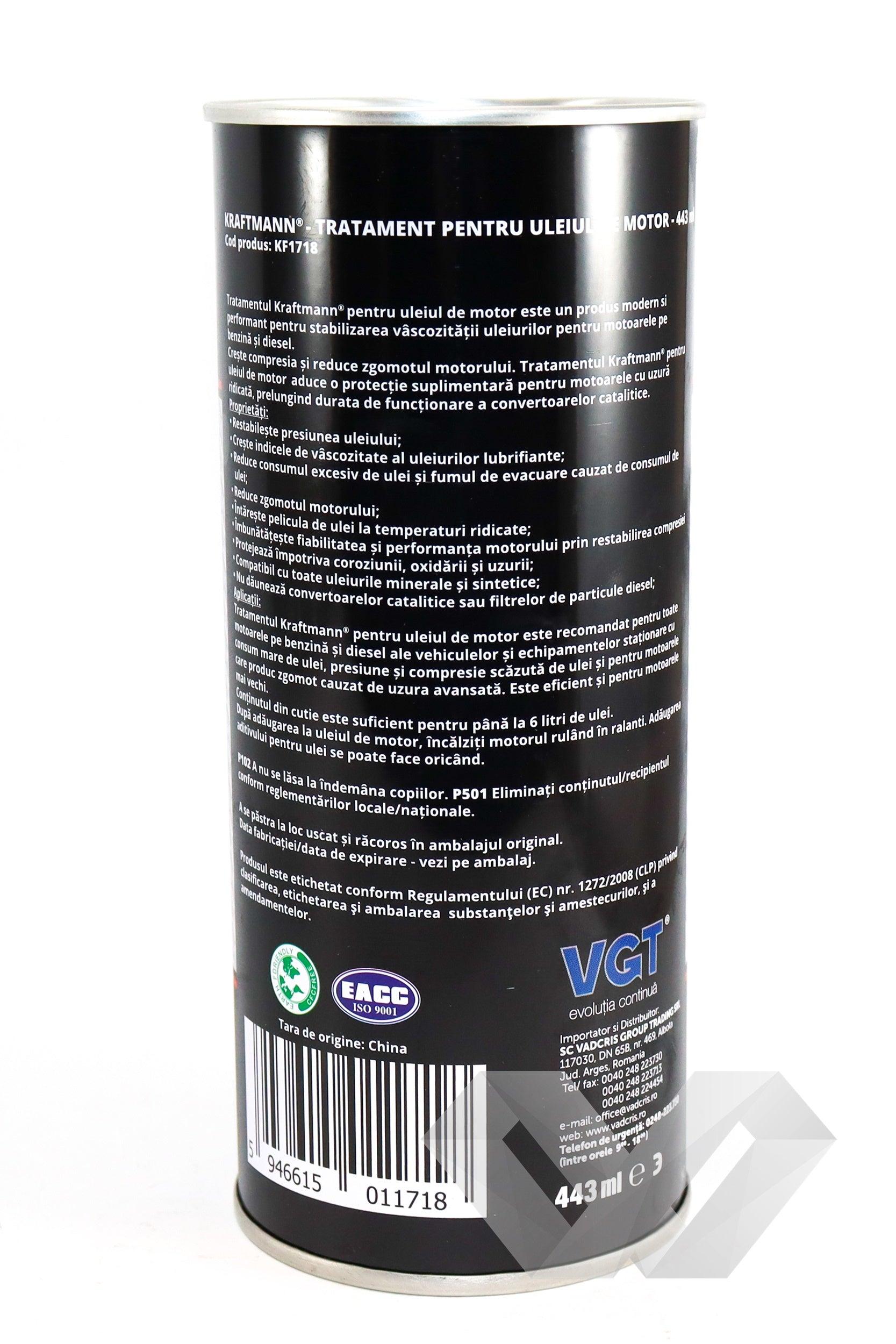 Tratament pentru uleiul de motor Kraftmann, 443ml