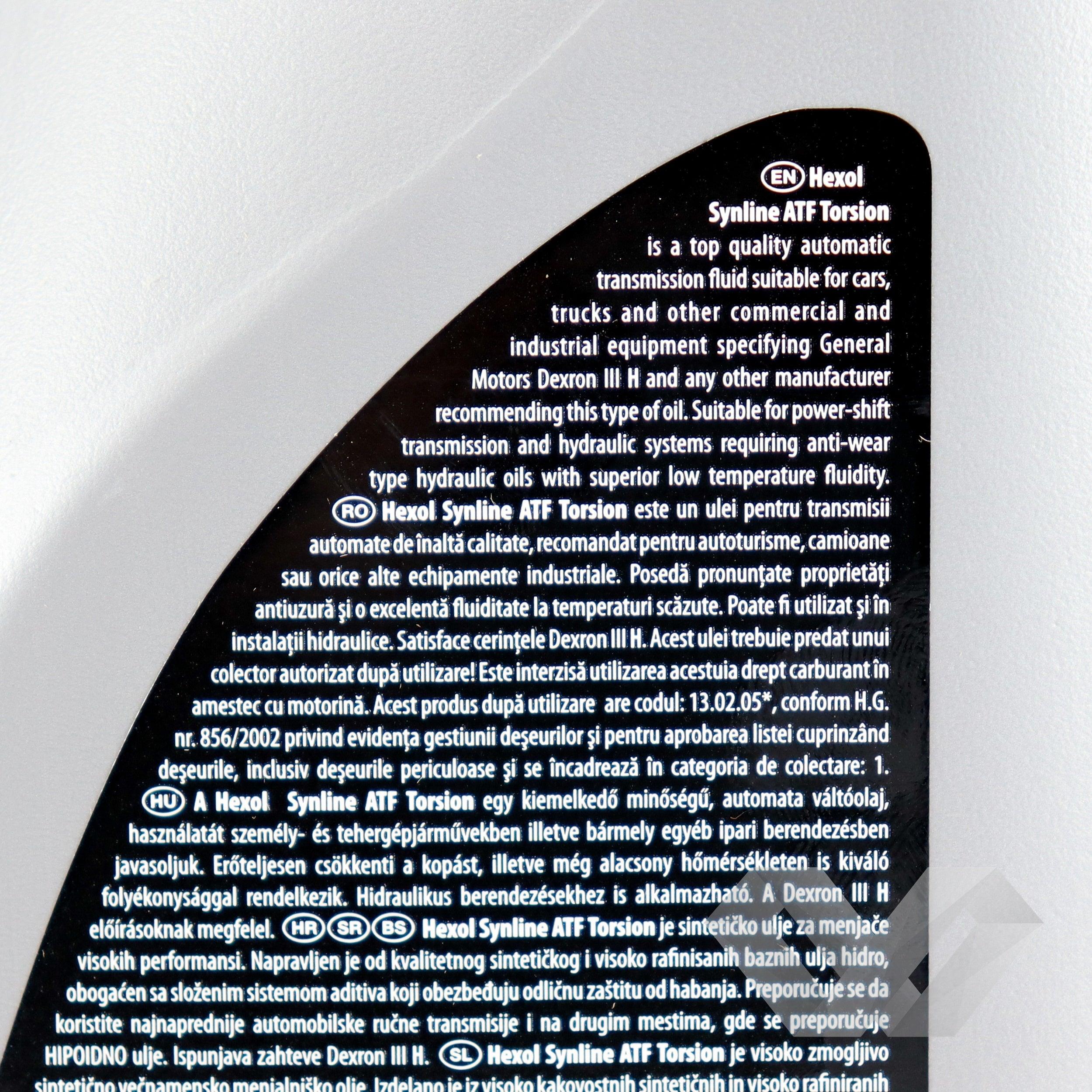 Ulei ATF Hexol Dexron III, 1L