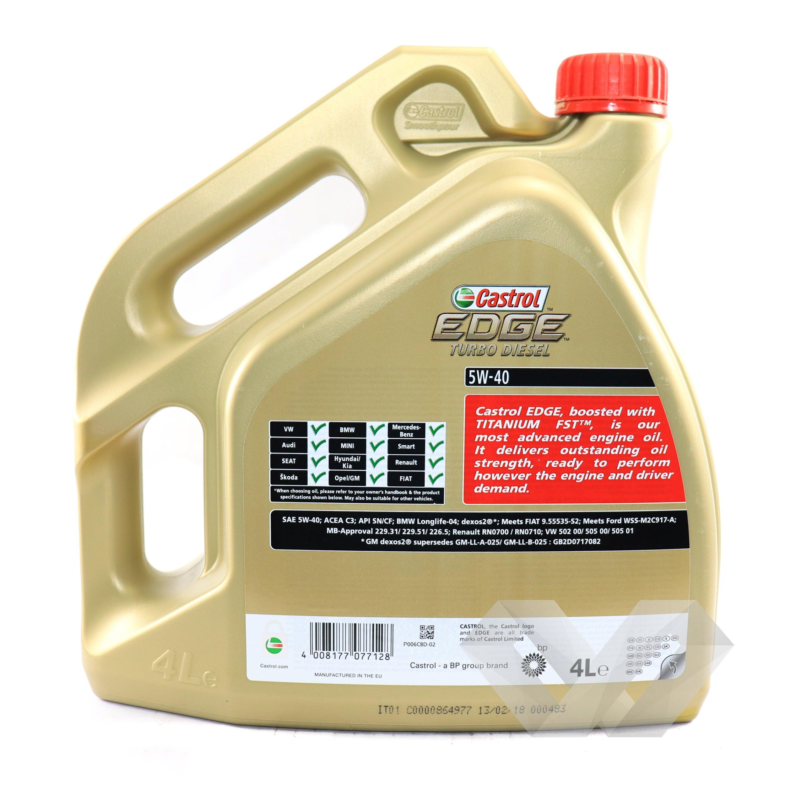 Ulei motor Castrol Edge 5W30, 4L