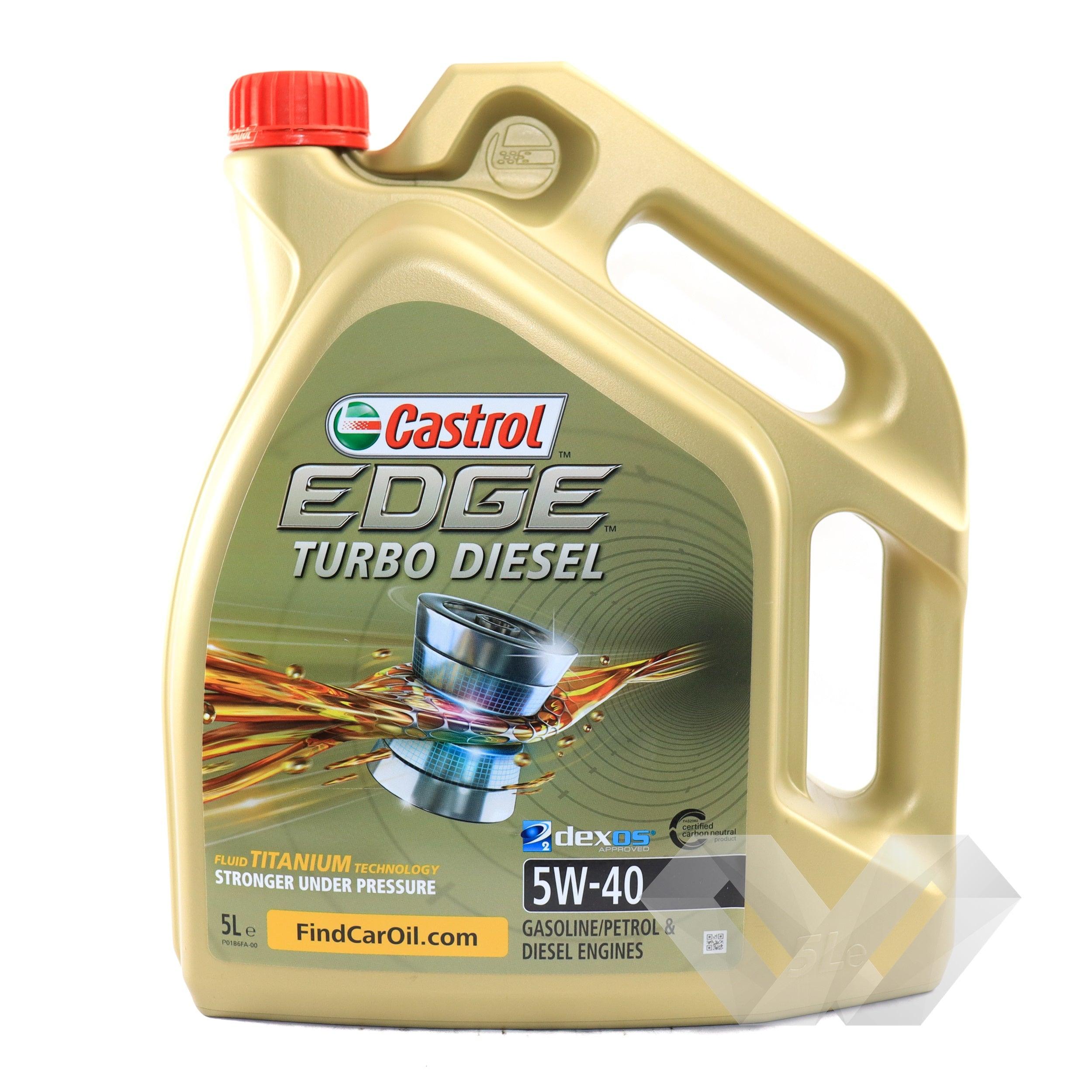 Ulei motor Castrol Edge Turbo Diesel 5w40, 5 litri