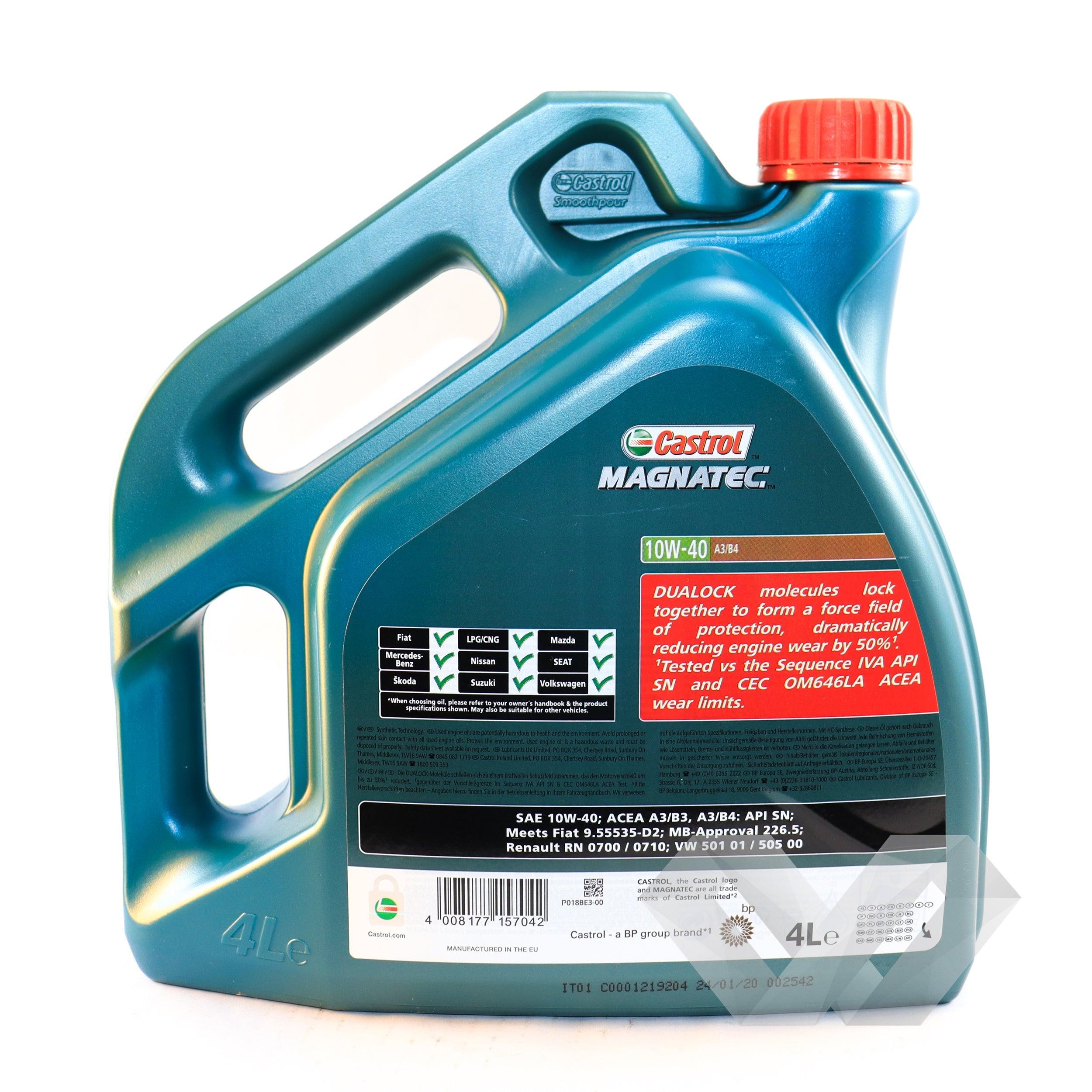 Ulei motor Castrol Magnatec 10W40, 4L