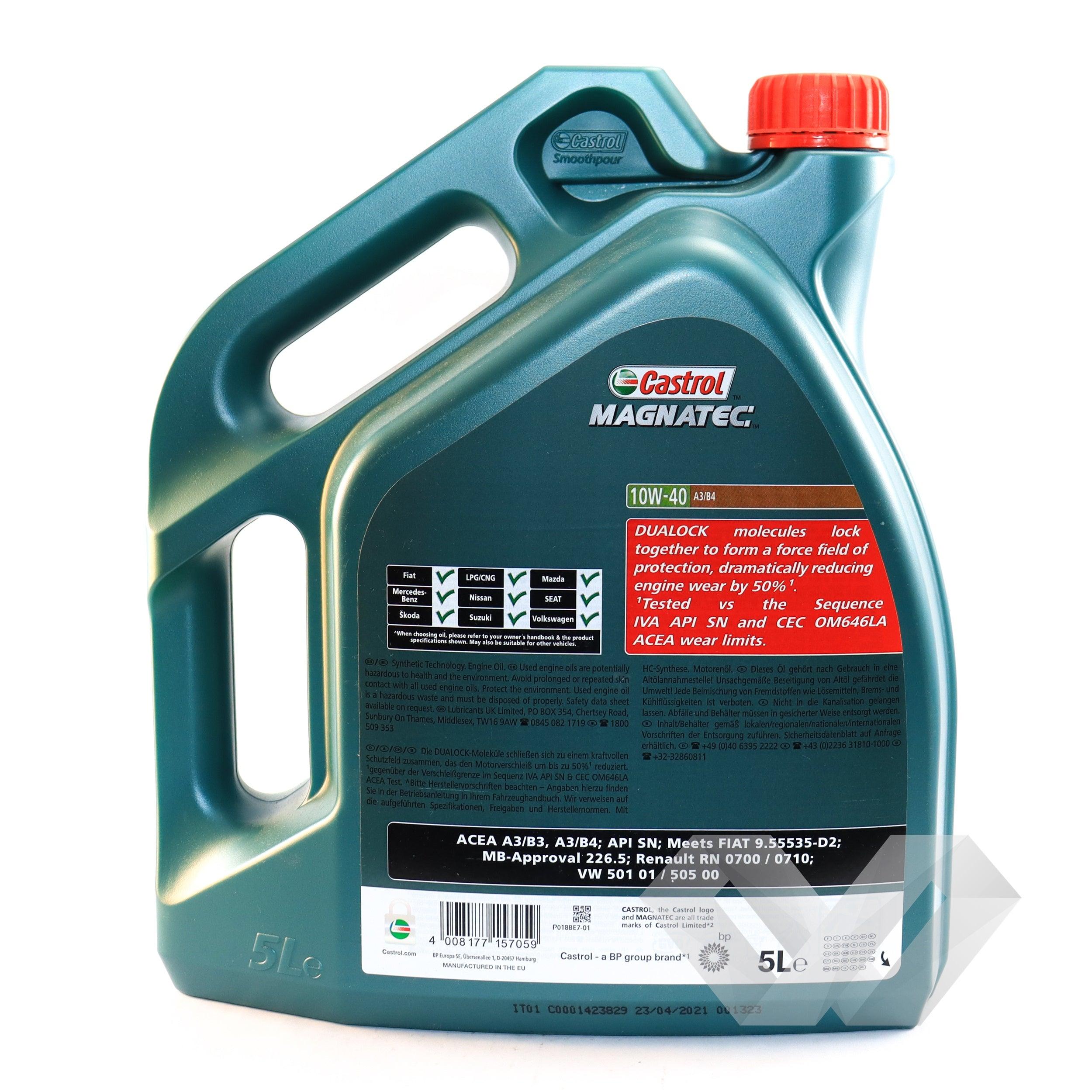 Ulei motor Castrol Magnatec 10W40, 5L