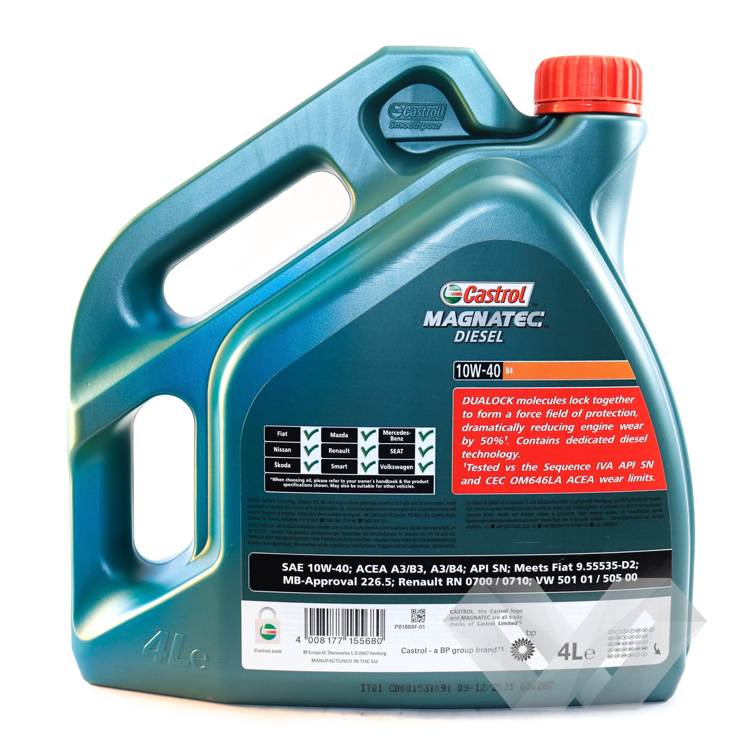 Ulei motor Castrol Magnatec 10W40 B4, 4L - EWO Market
