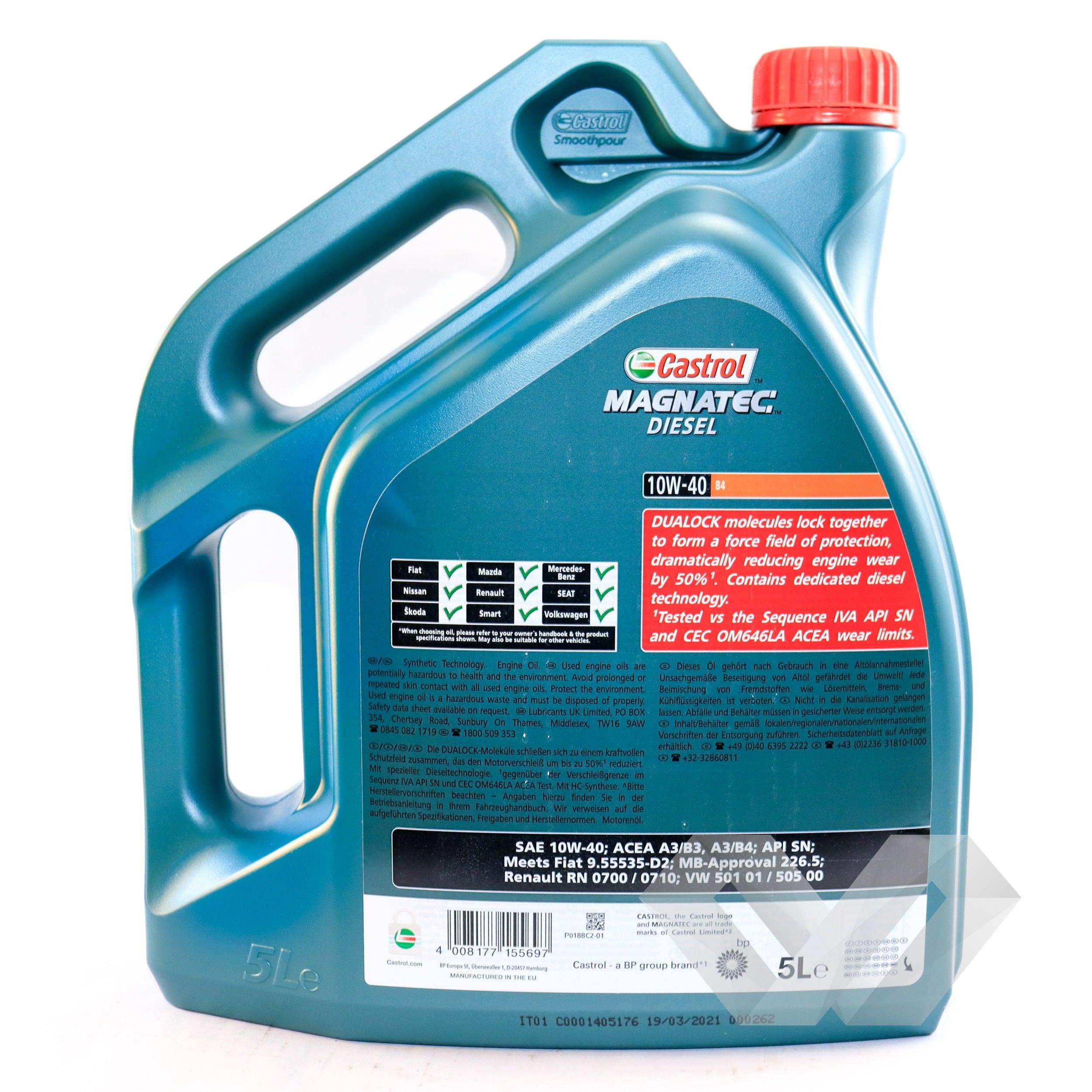 Ulei motor Castrol Magnatec 10W40 B4, 5L
