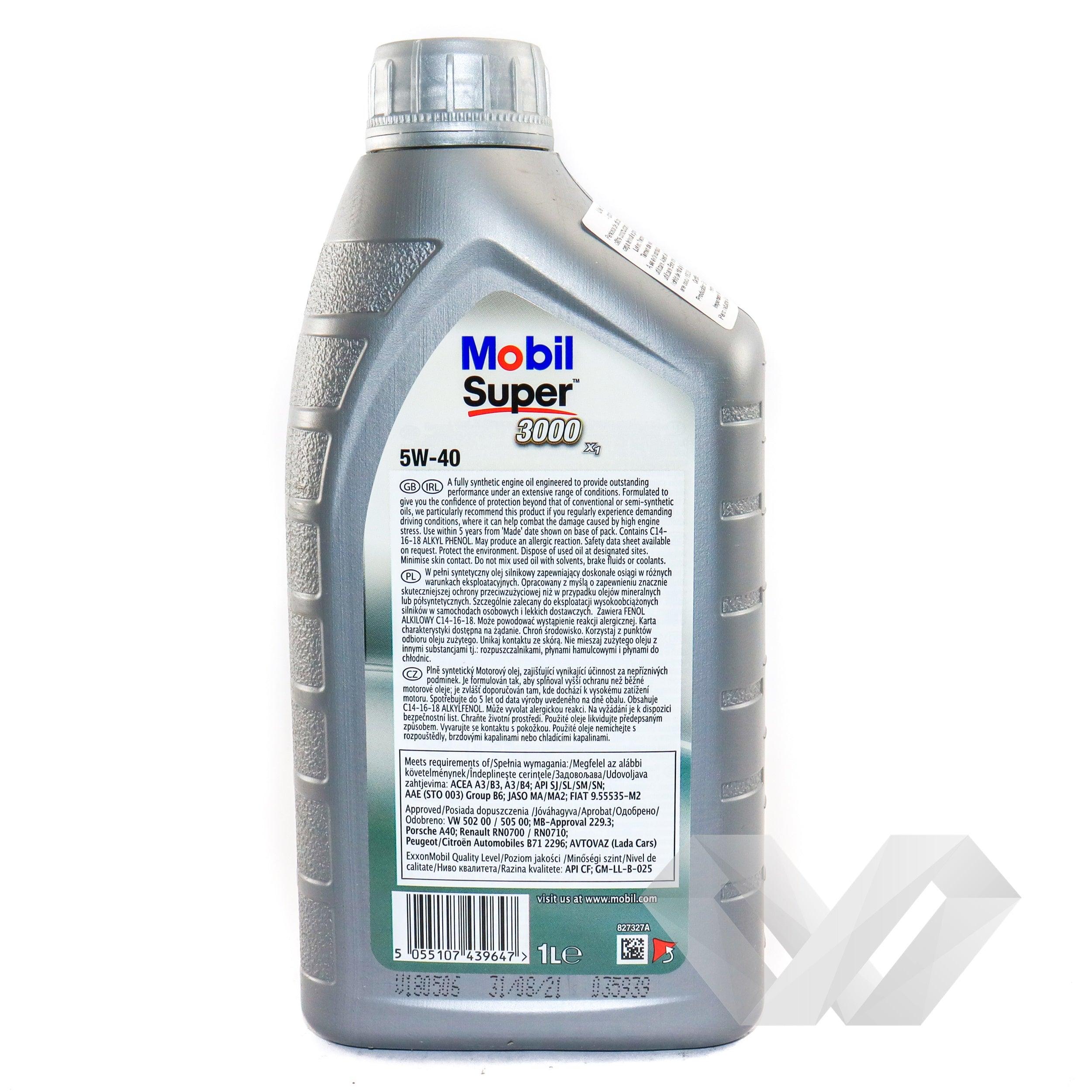 Ulei motor Mobil Super 3000 5W40, 1L