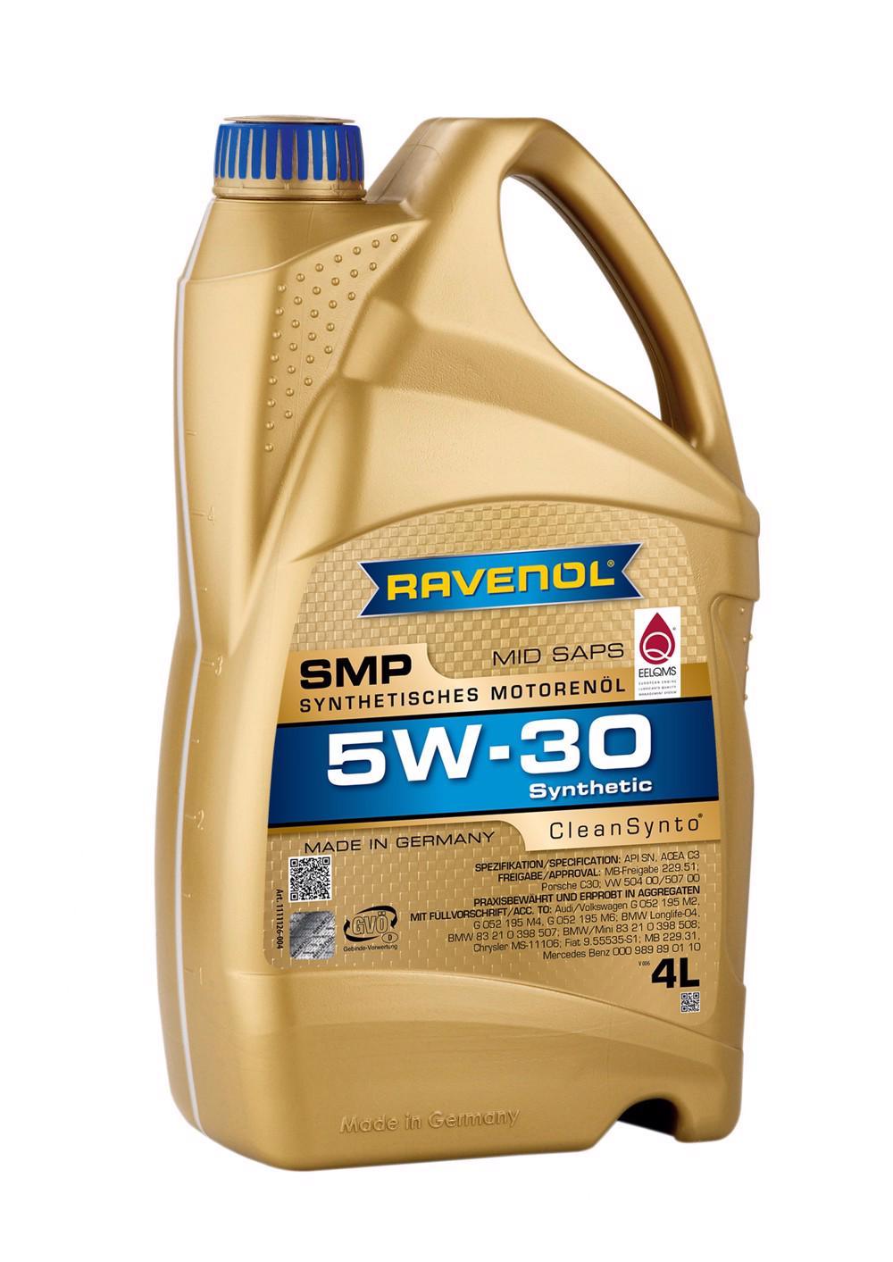 Ulei motor Ravenol SMP 5W30, 4 litri, USVO