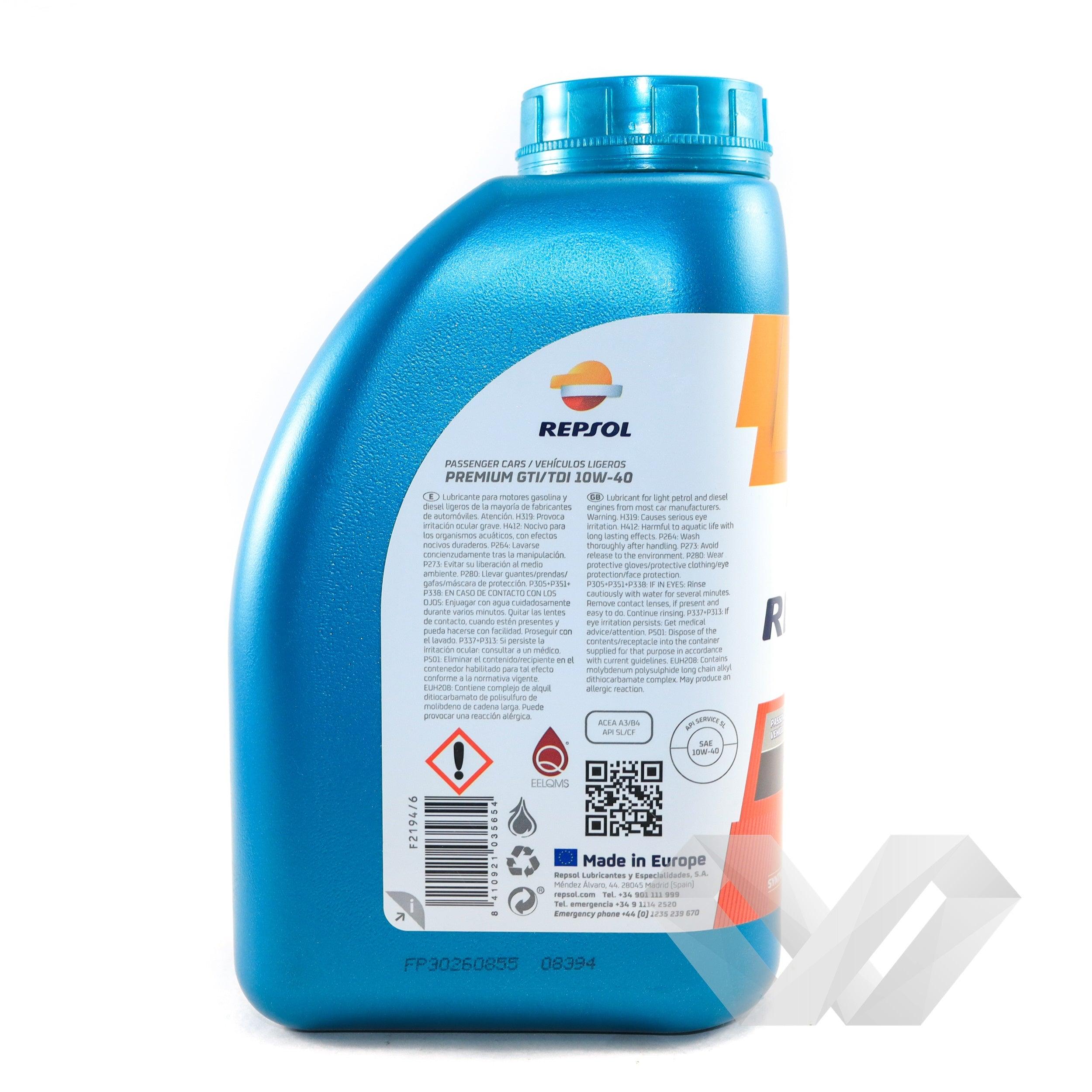 Ulei motor Repsol 10W40 GTI/TDI Premium 1 litru