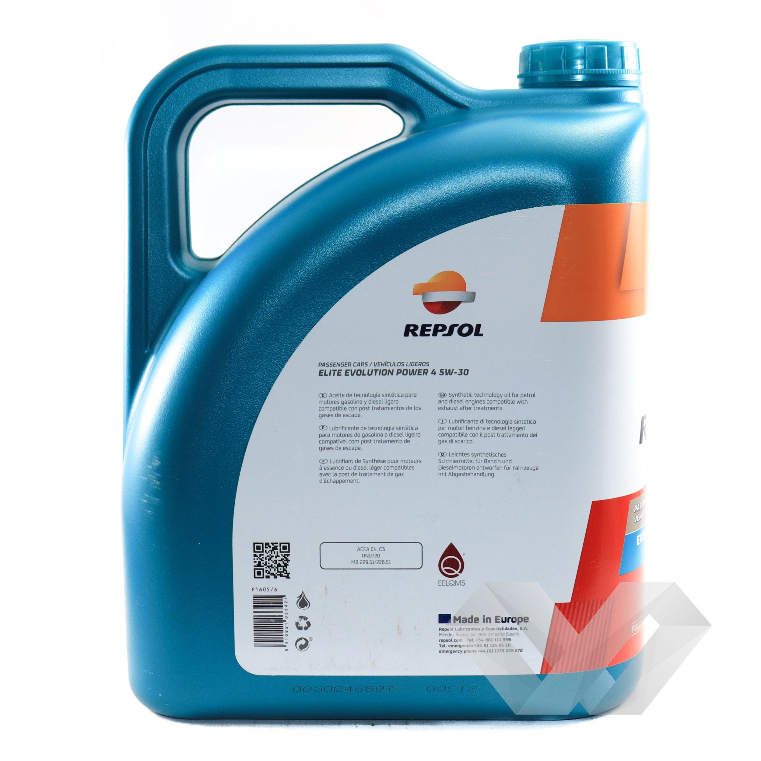 Ulei motor Repsol 5W30 Evolution Power 4, 5 litru