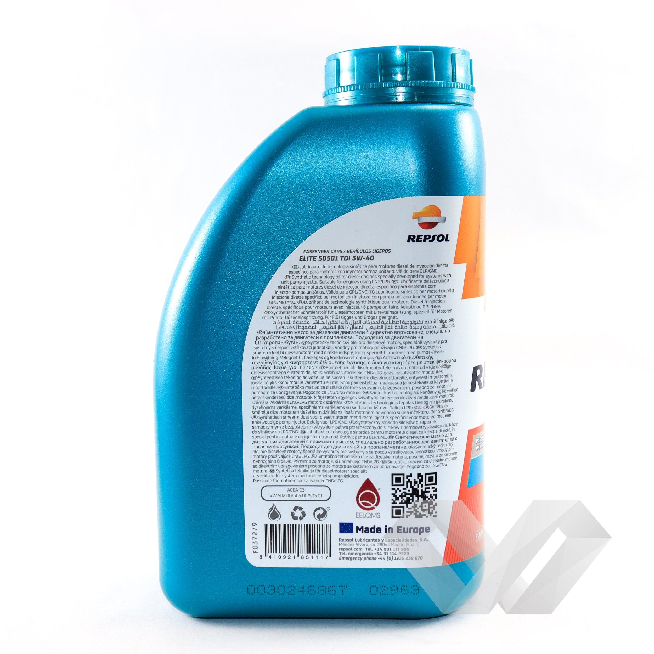Ulei motor Repsol 5W40 50501 TDI 1 litru