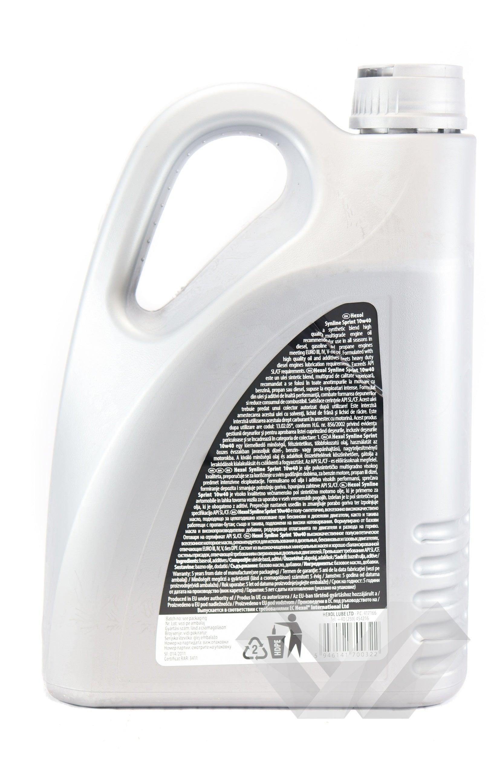 Ulei motor SAE 10W40 Hexol Sprint