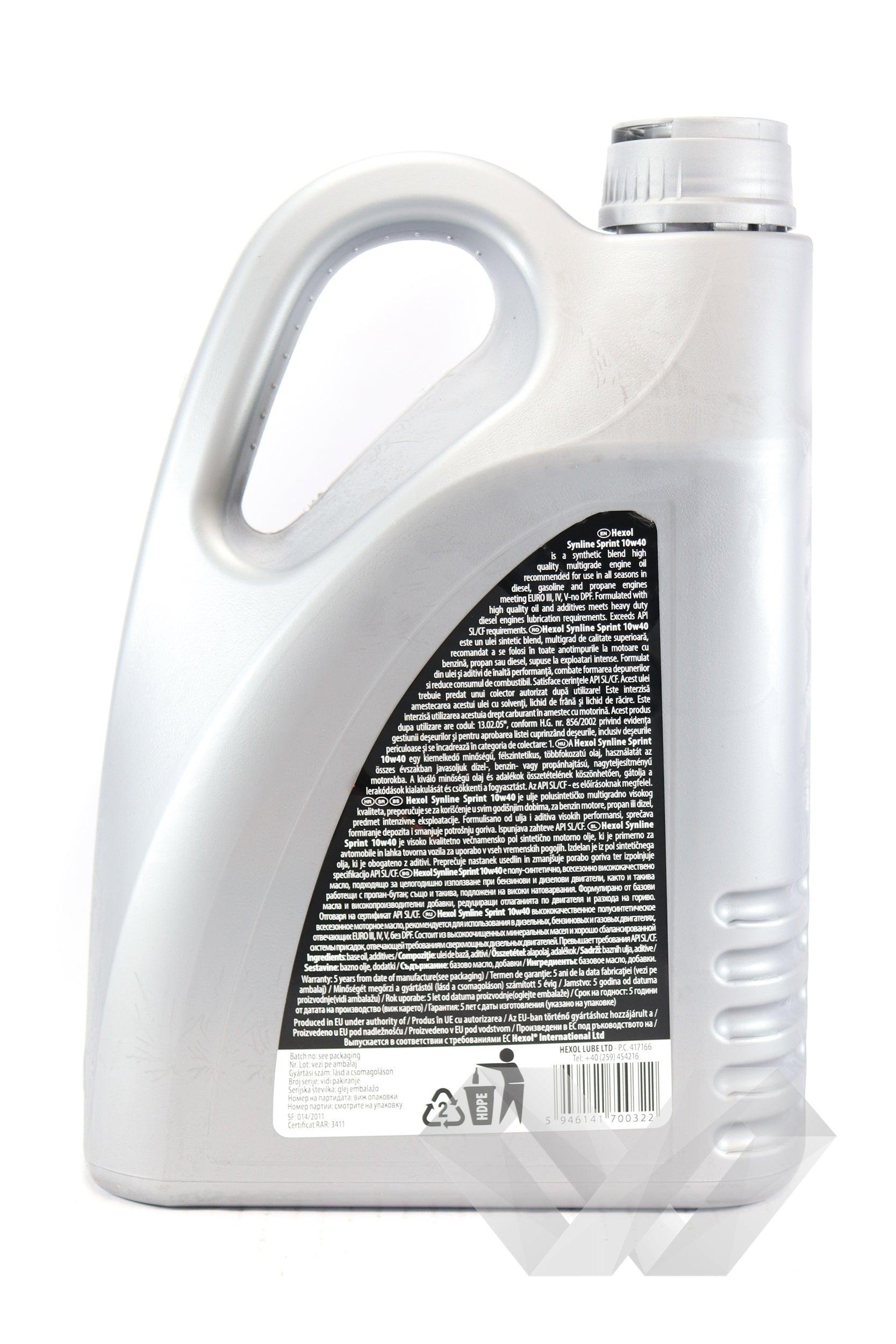 Ulei motor SAE 10W40 Hexol Sprint