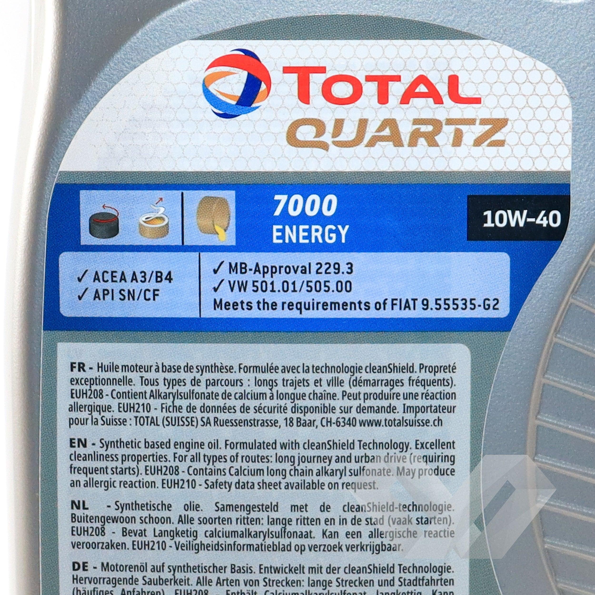 Ulei motor Total Quartz 10W40, 1L