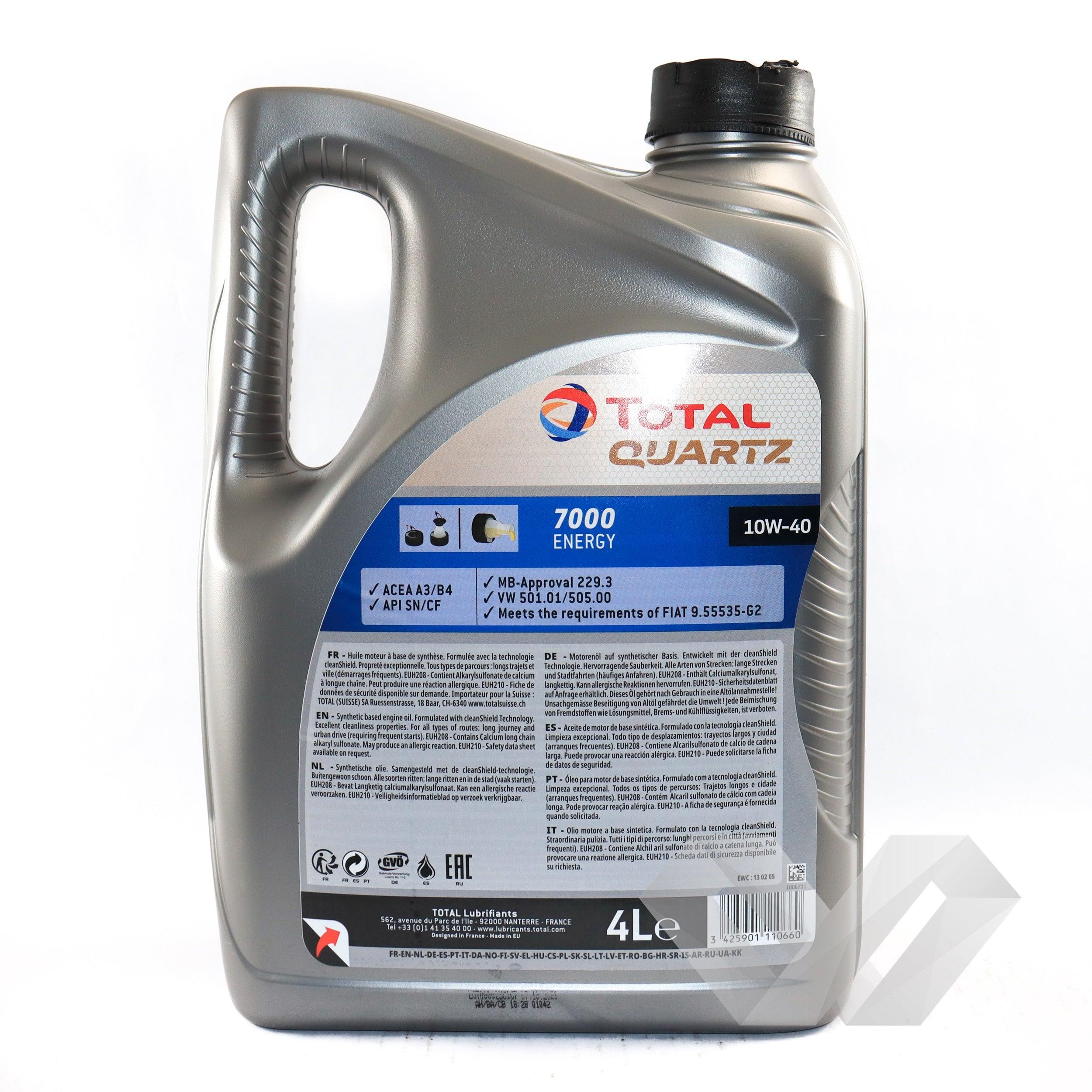 Ulei motor Total Quartz 10W40, 4L