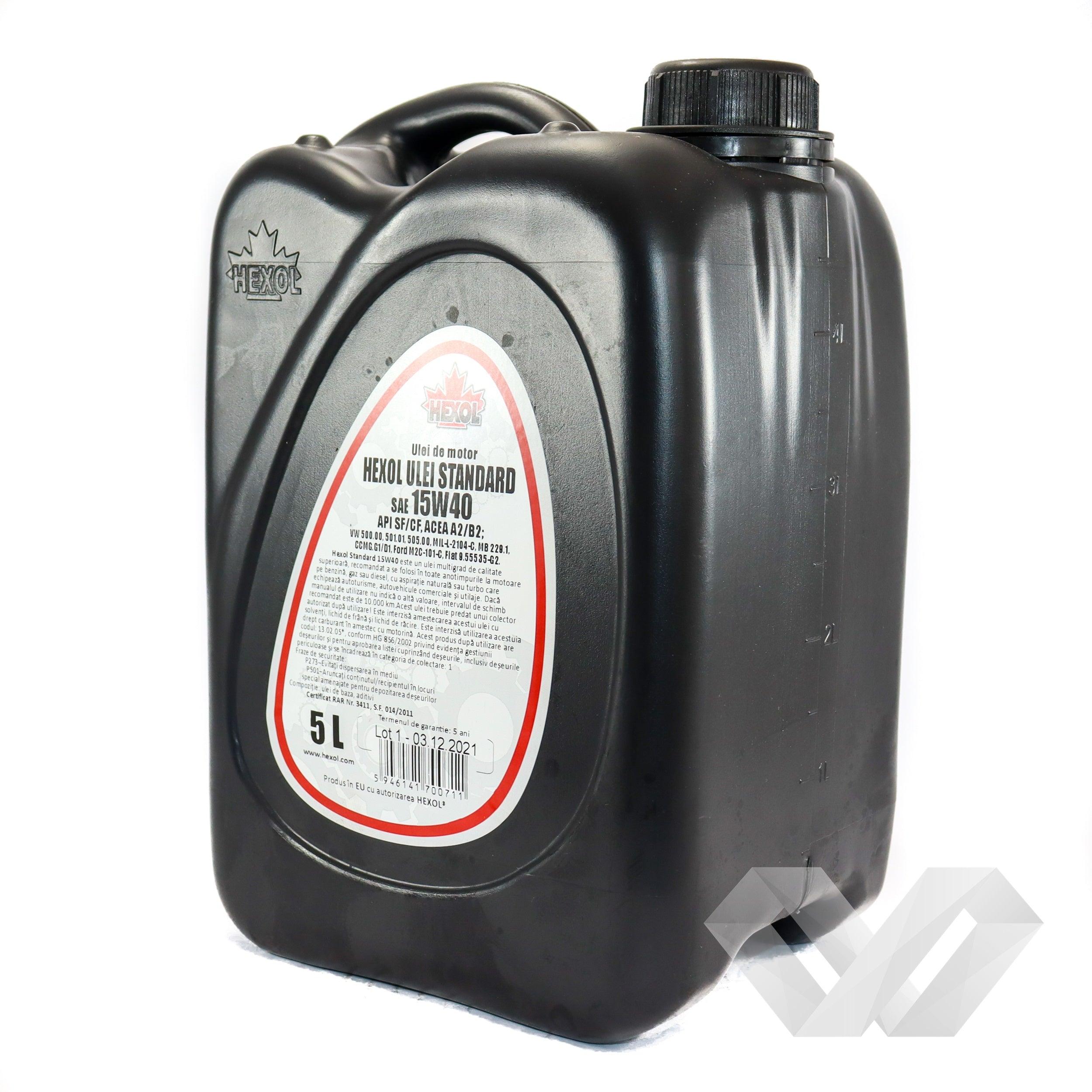 Ulei pentru motor 15W40 Hexol Standard, 5L