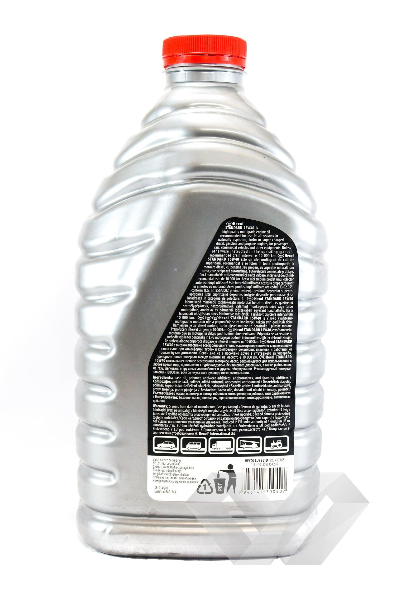 Ulei pentru motor 15W40 Hexol Standard