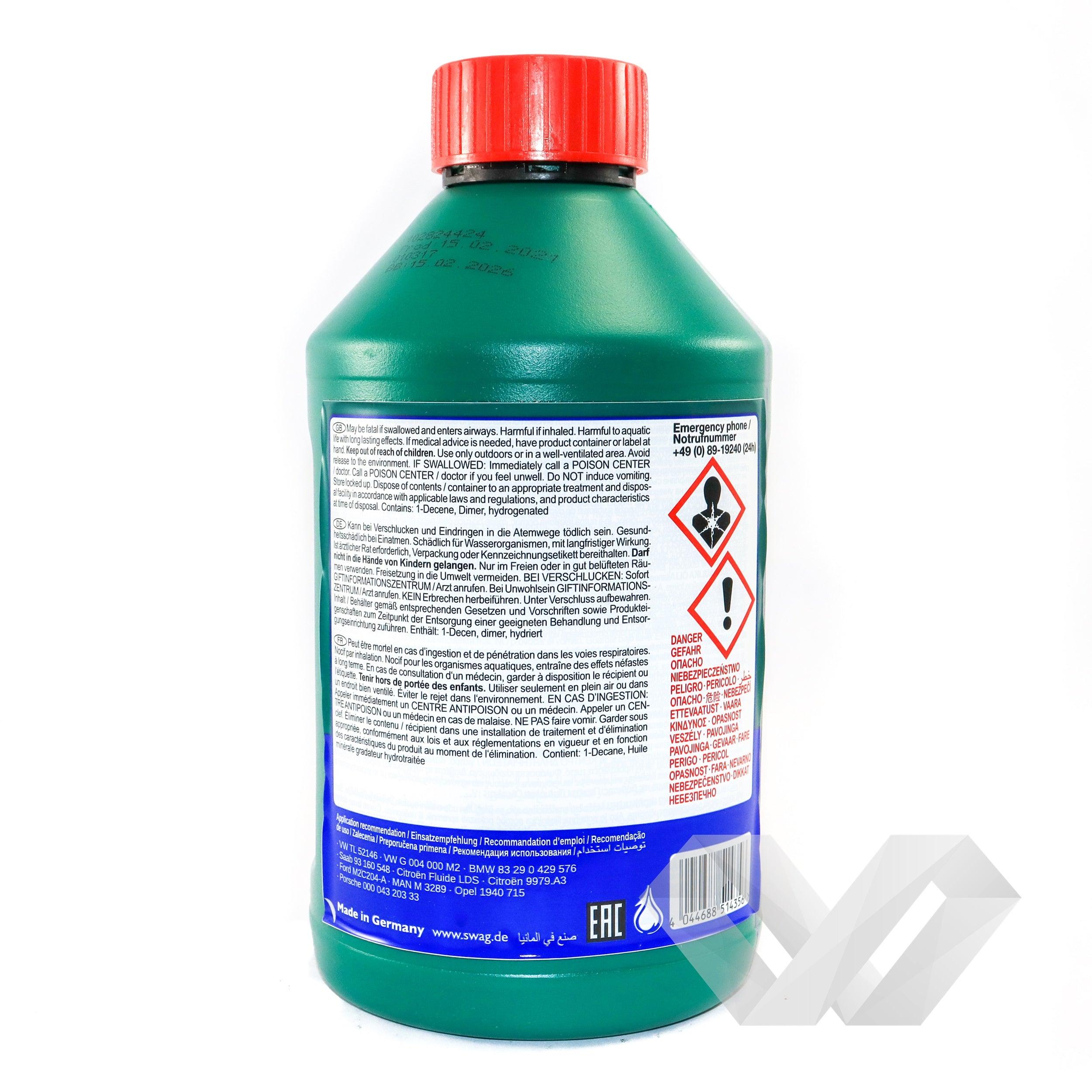 Ulei Servodirectie verde SWAG 99906191, 1 litru