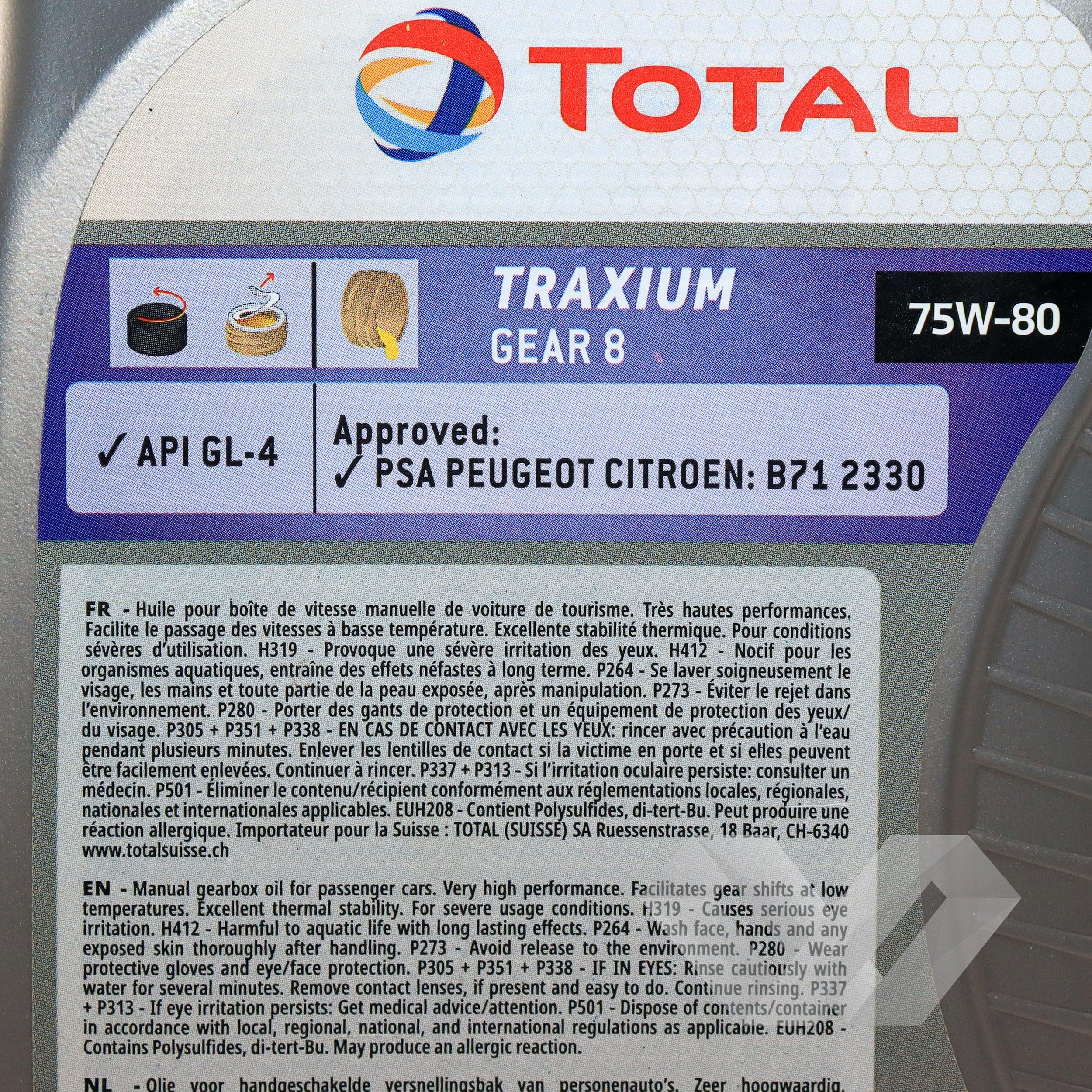 Ulei transmisie Total Traxium 75w80 1 litru